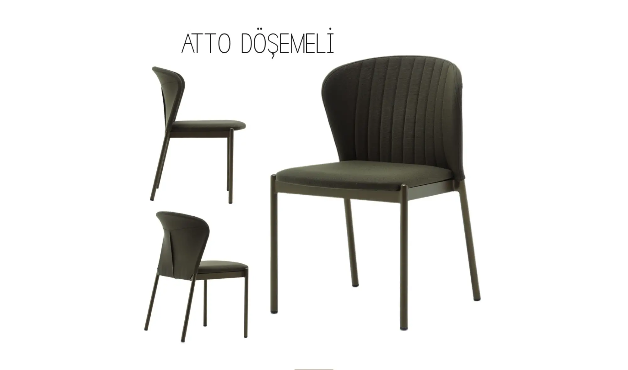 Atto Döşemeli Sandalye