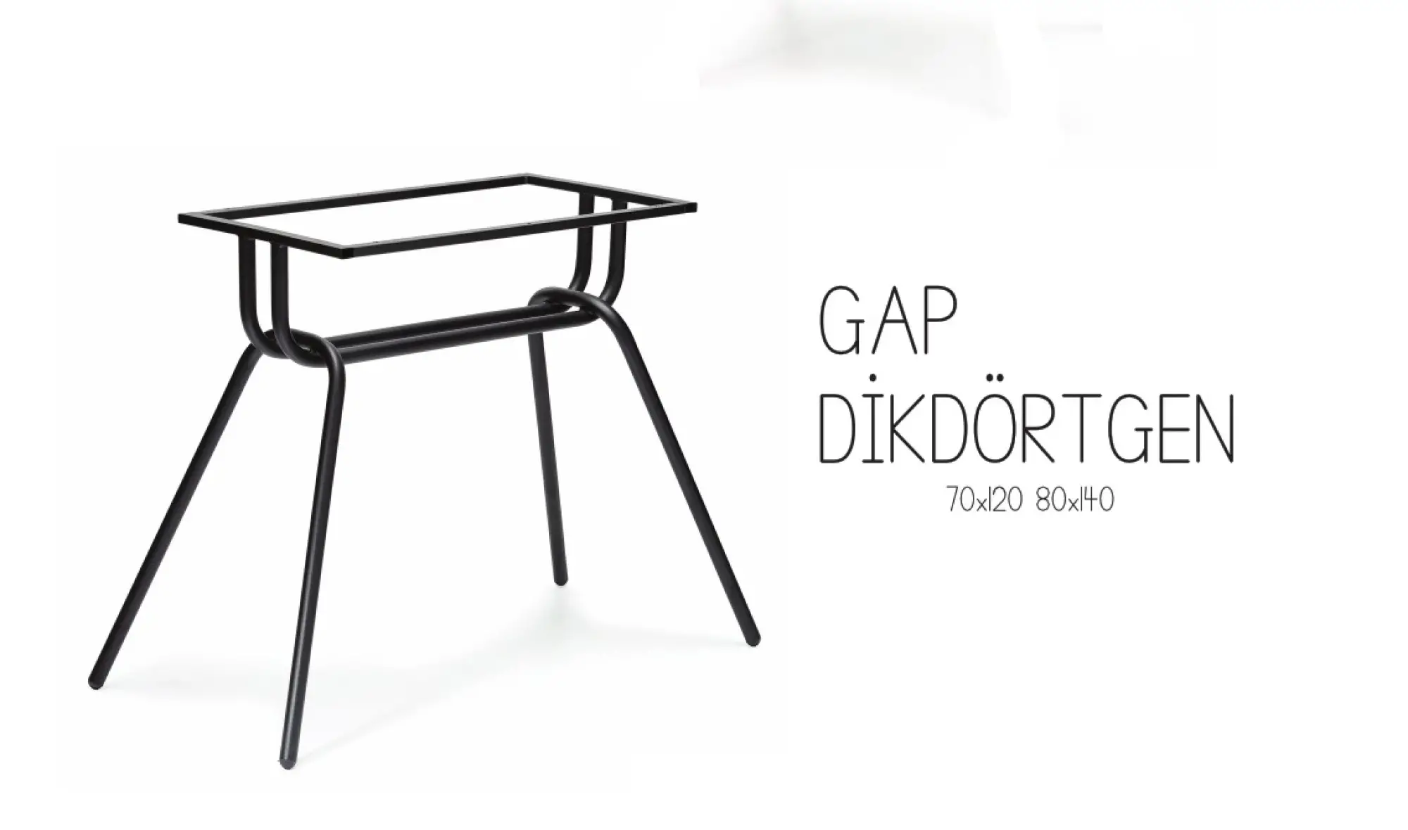 Gap Dikdörtgen Masa Ayak