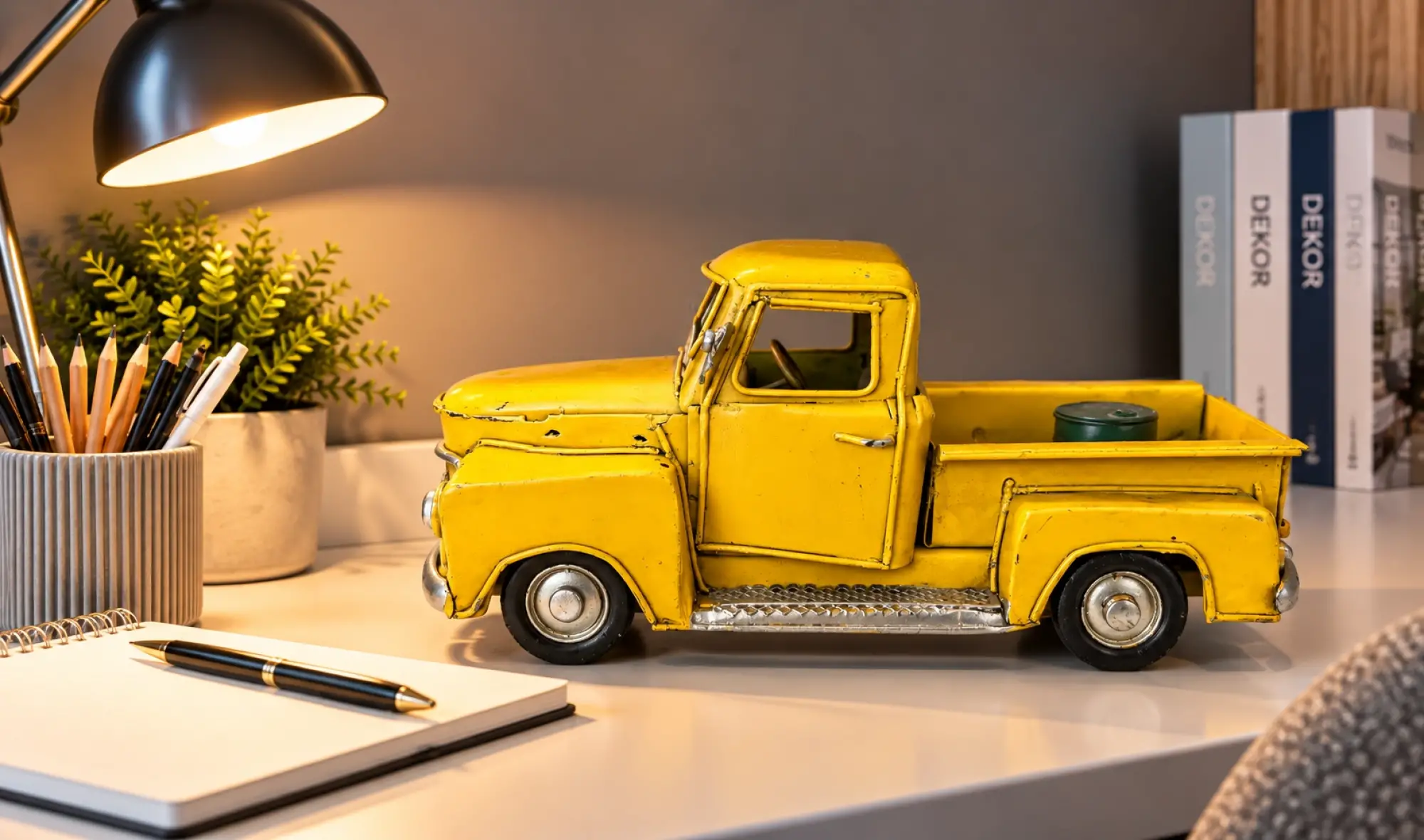 Vintage Sarı Chevrolet