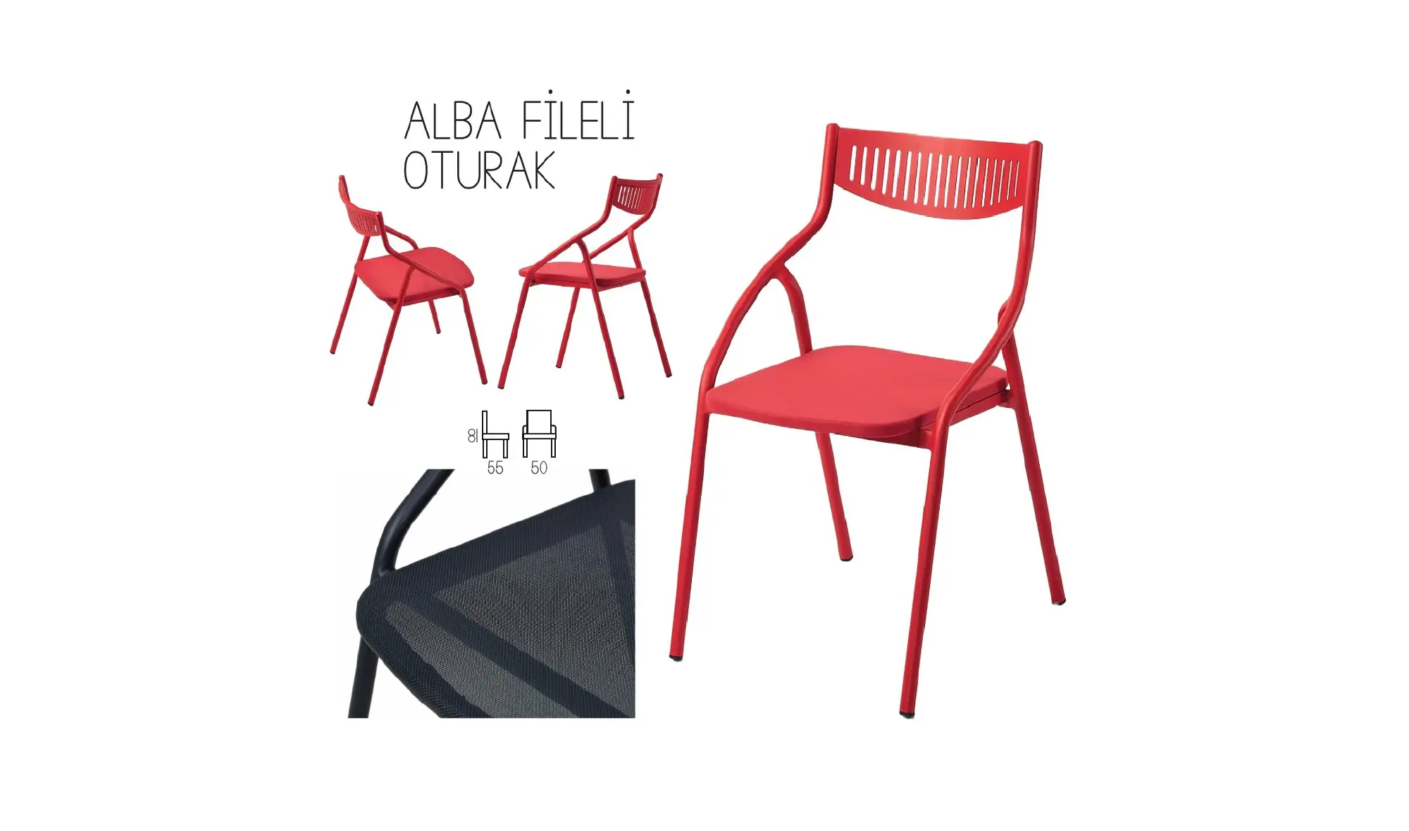 Alba Fileli Sandalye