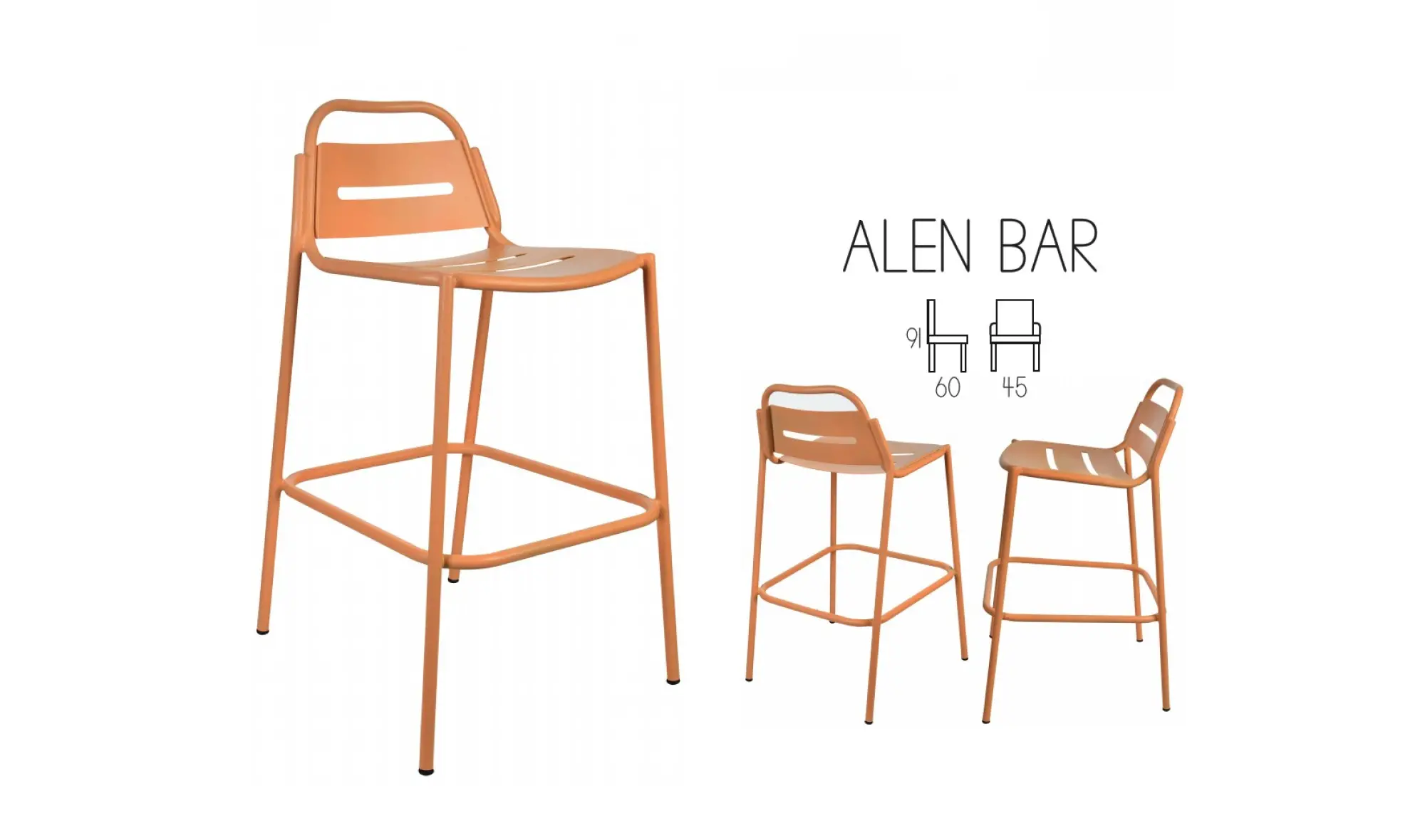 Alen Bar Sandalye