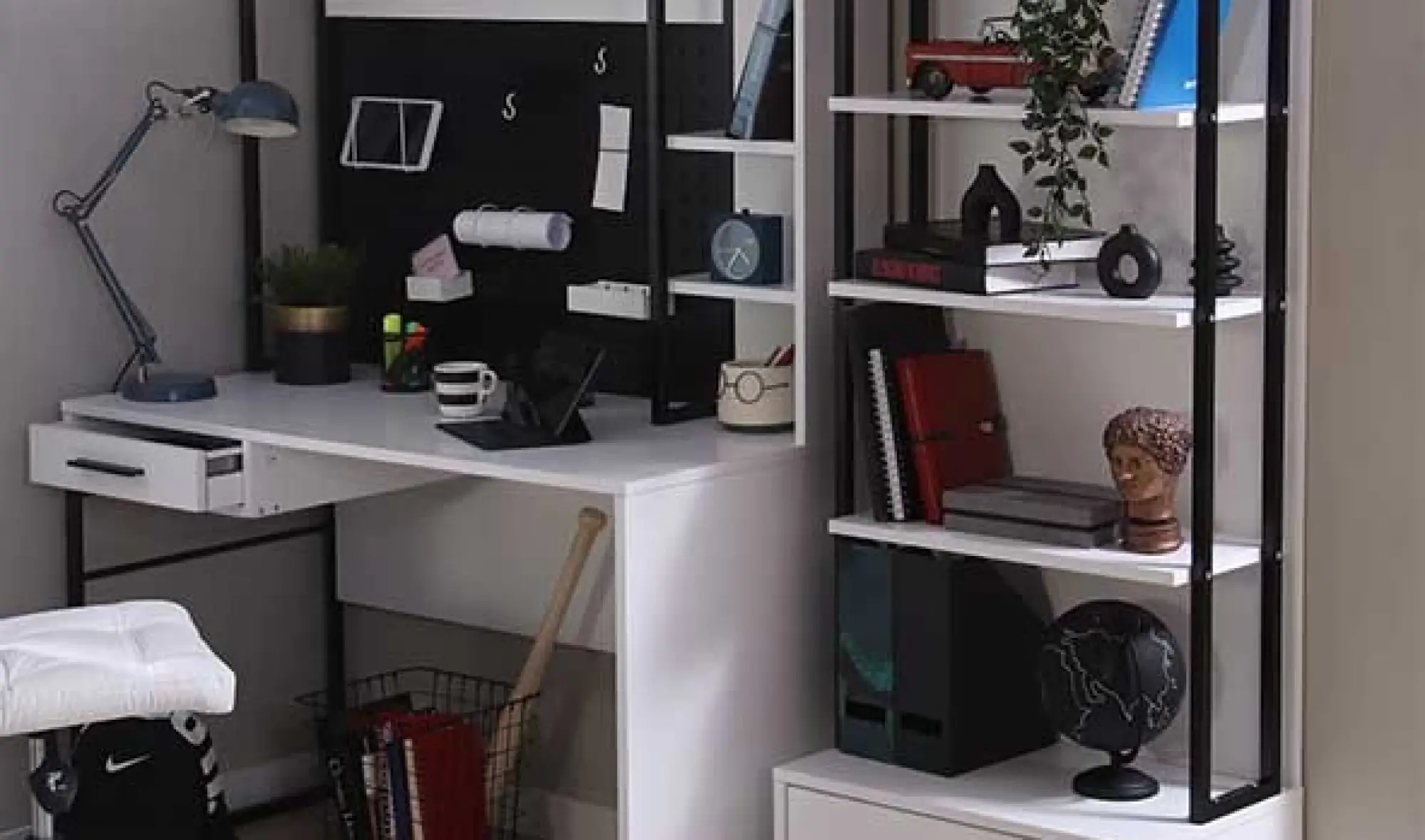 Atlas White Kitaplık