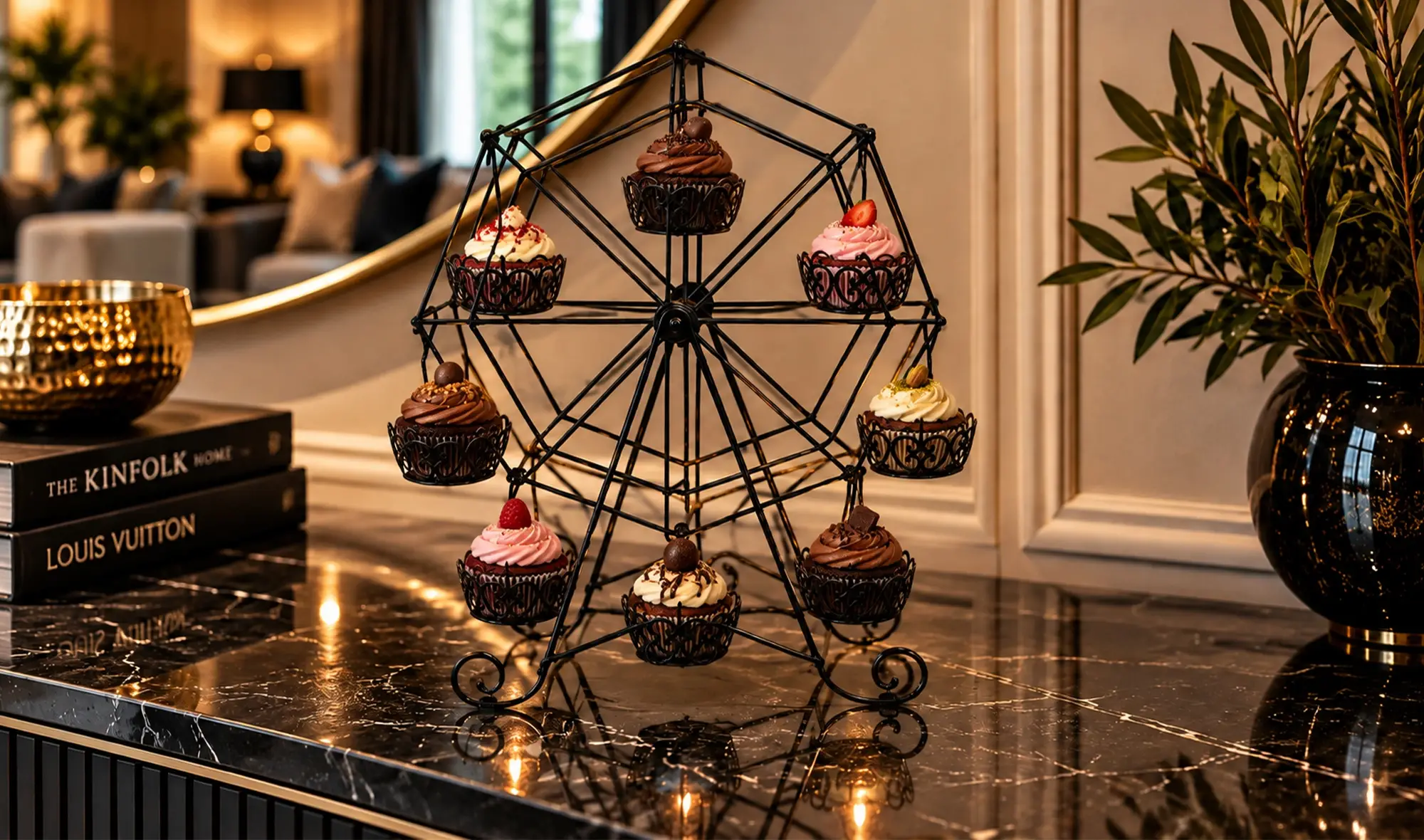 Dönme Dolap Cupcake Standı