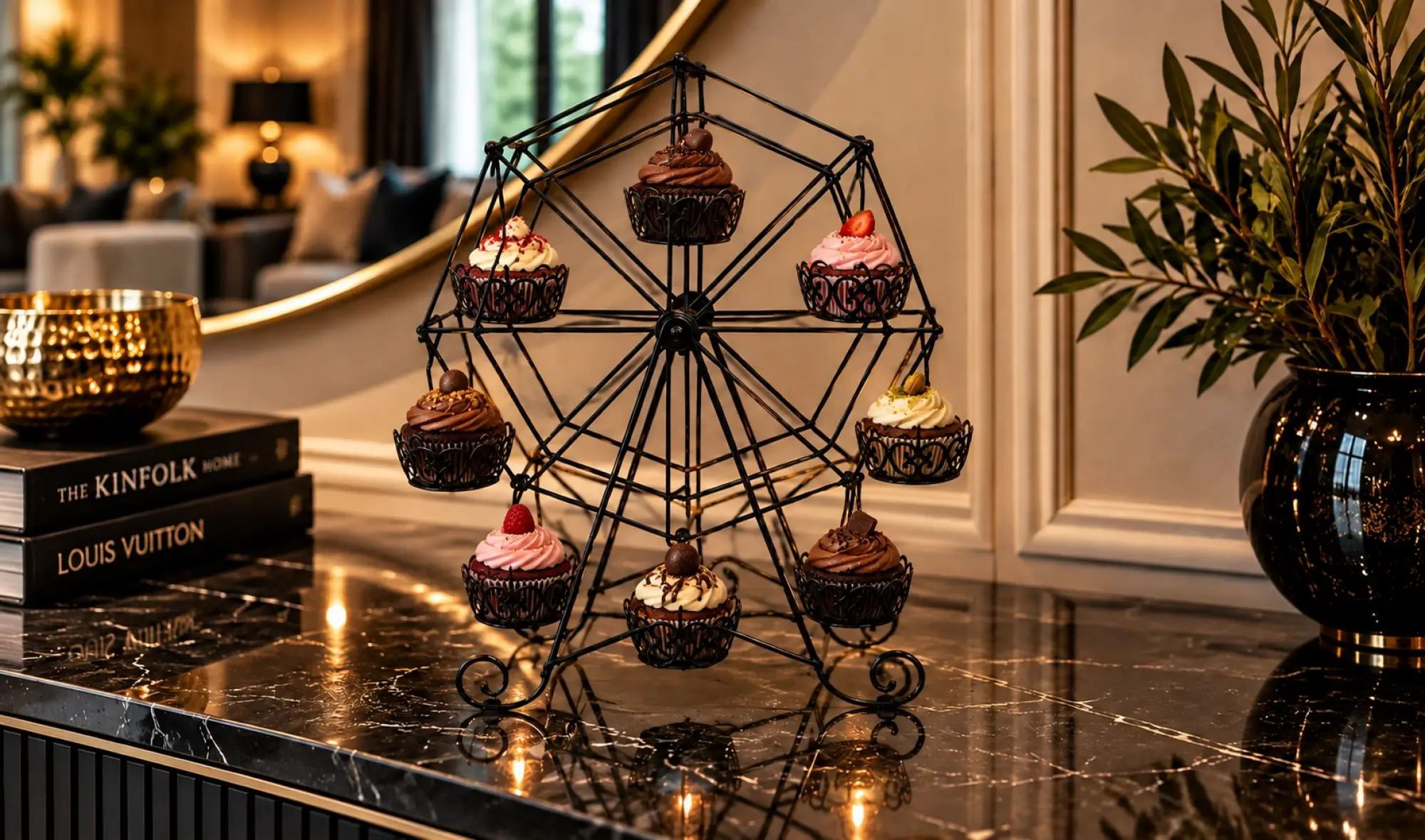 Dönme Dolap Cupcake Standı