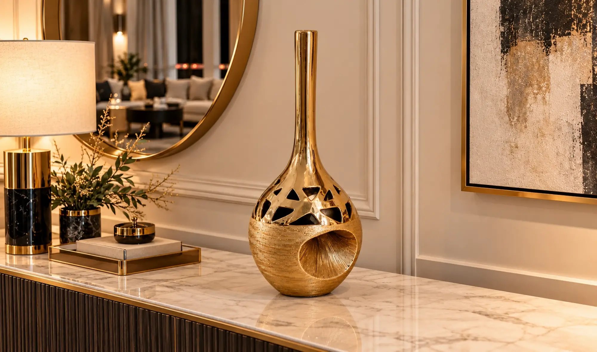 Gold Dekoratif Aksesuar