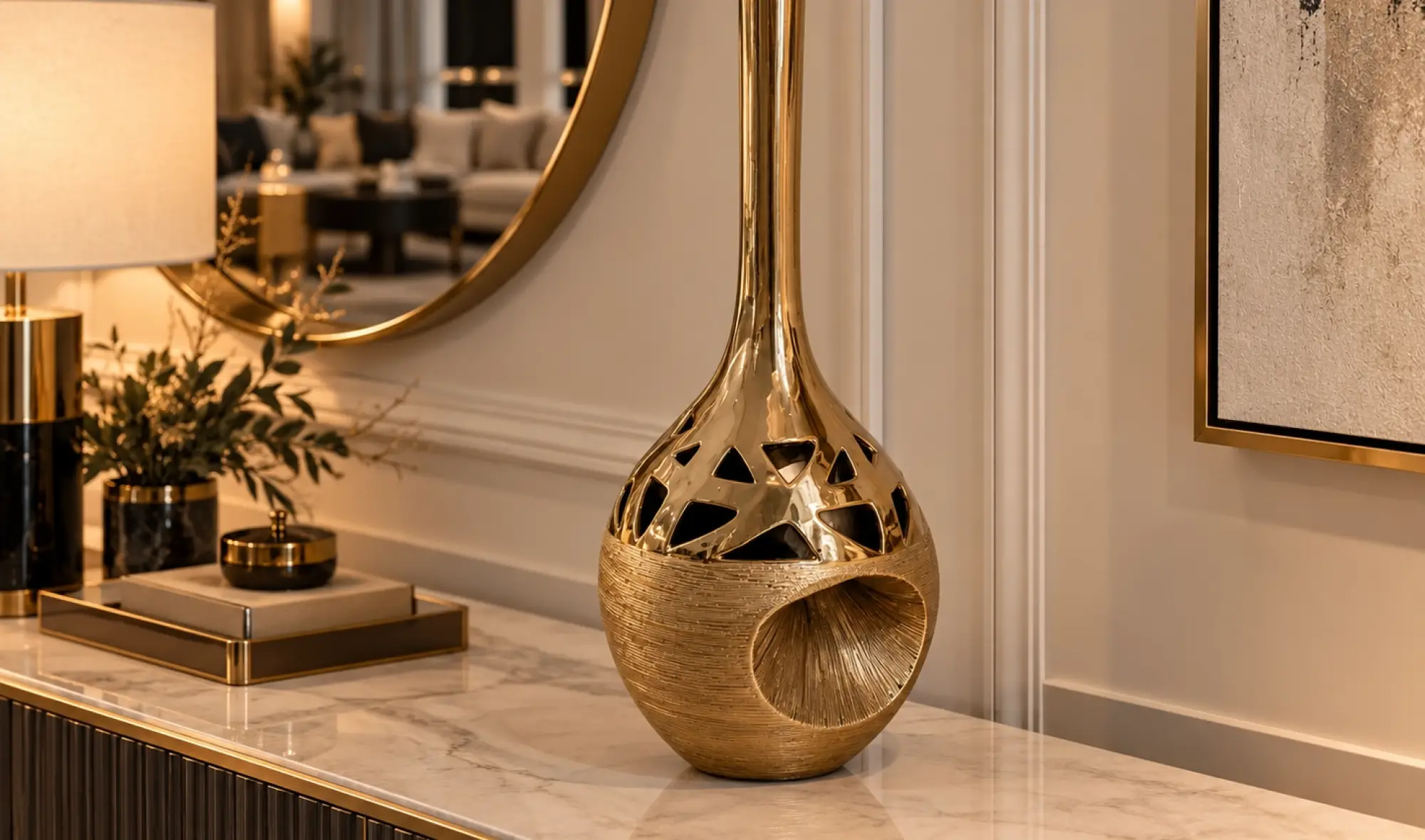Gold Dekoratif Aksesuar