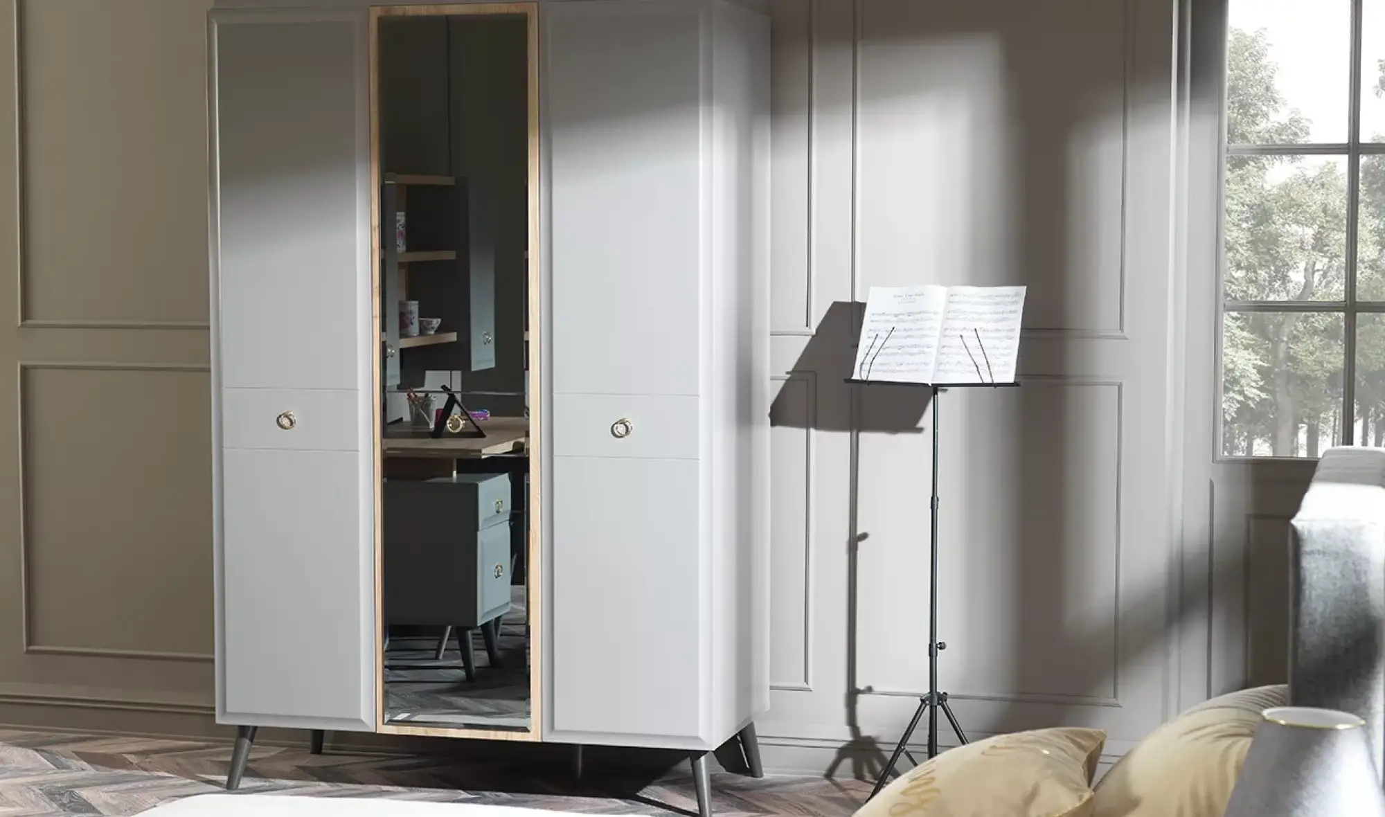 Luna 3 Kapılı Dolap