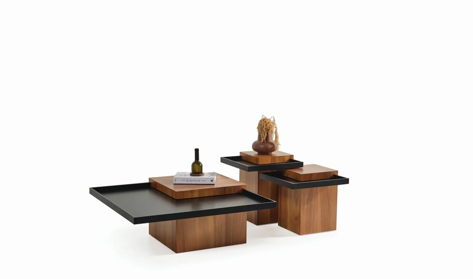 MC-113 Orta Sehpa (Oak Black Set)