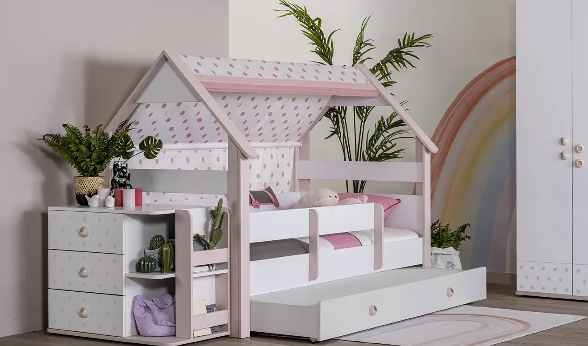 Montessori Pink Alt Karyola