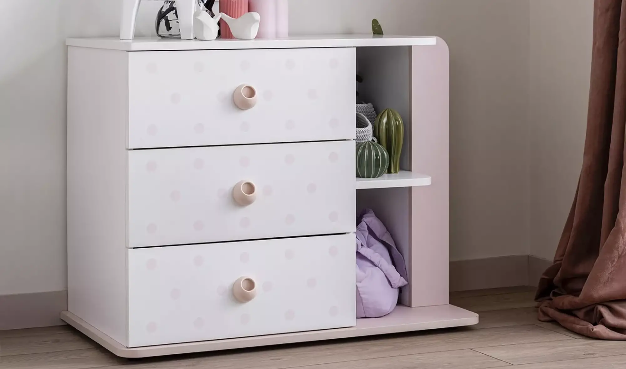 Montessori Pink Şifonyer