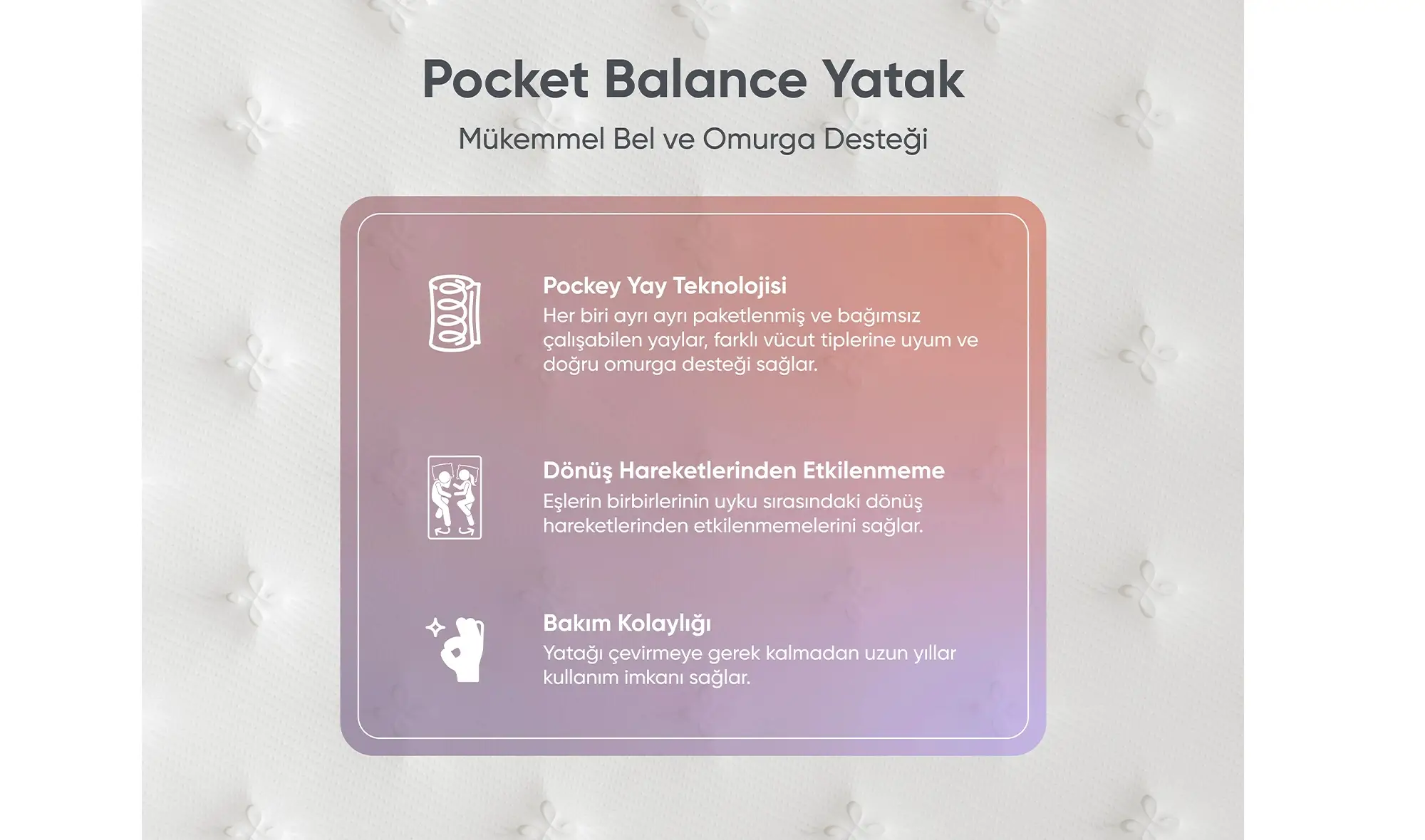 Pocket Balance Yatak 90x190
