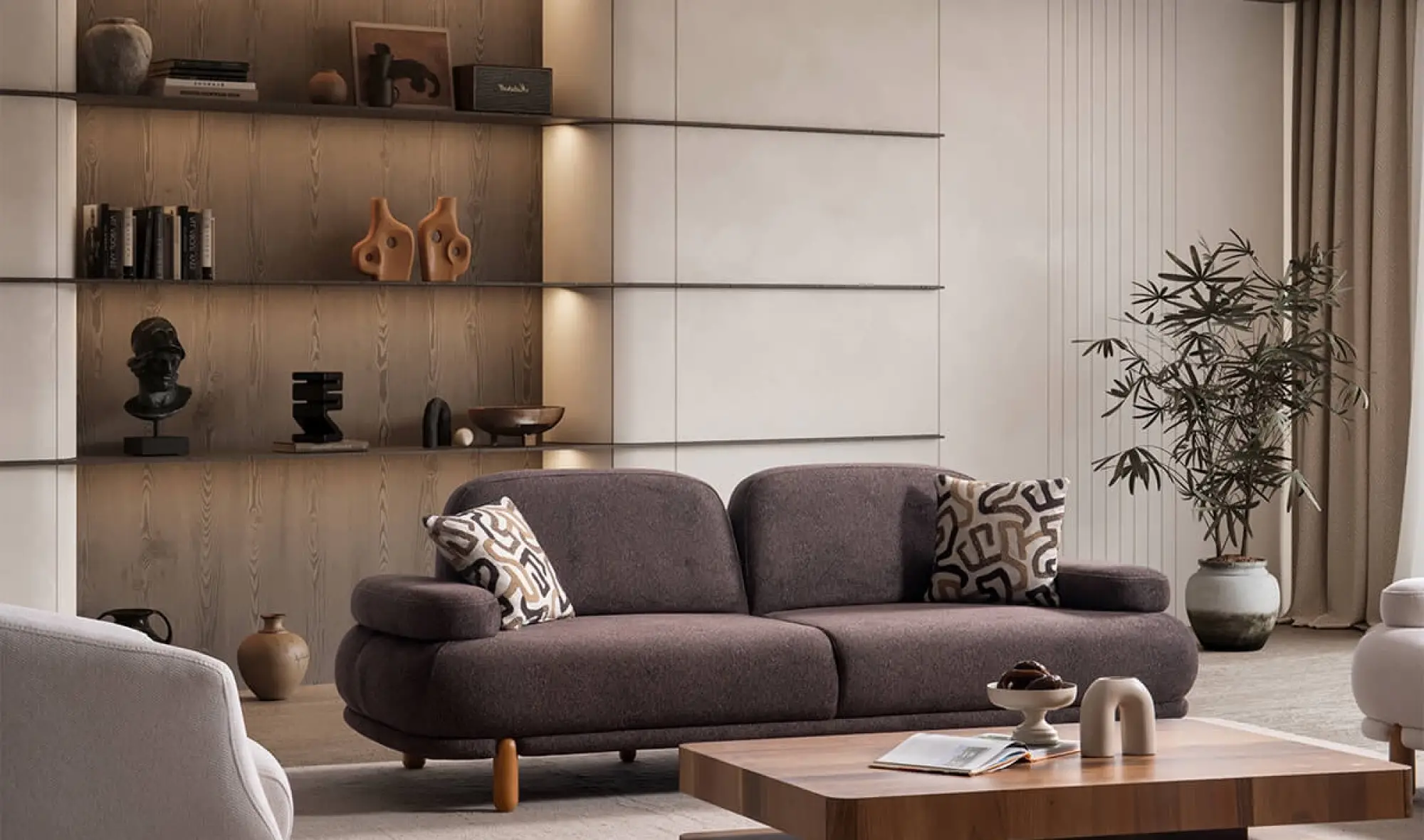 Royal Nest Üçlü Koltuk