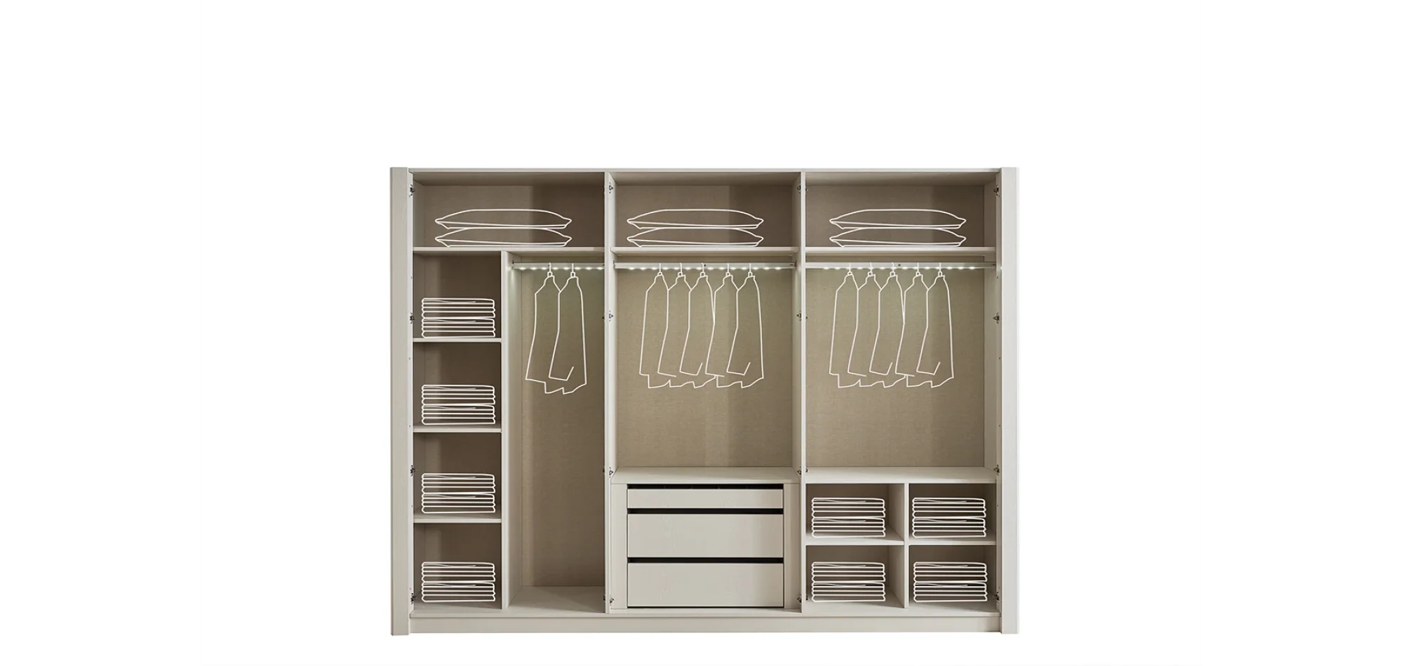 Yasmin 6 Kapılı Dolap