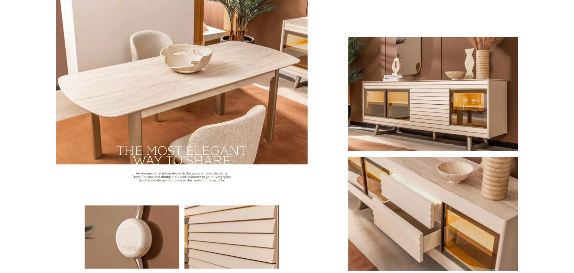 Troya Yemek Odası Takımı