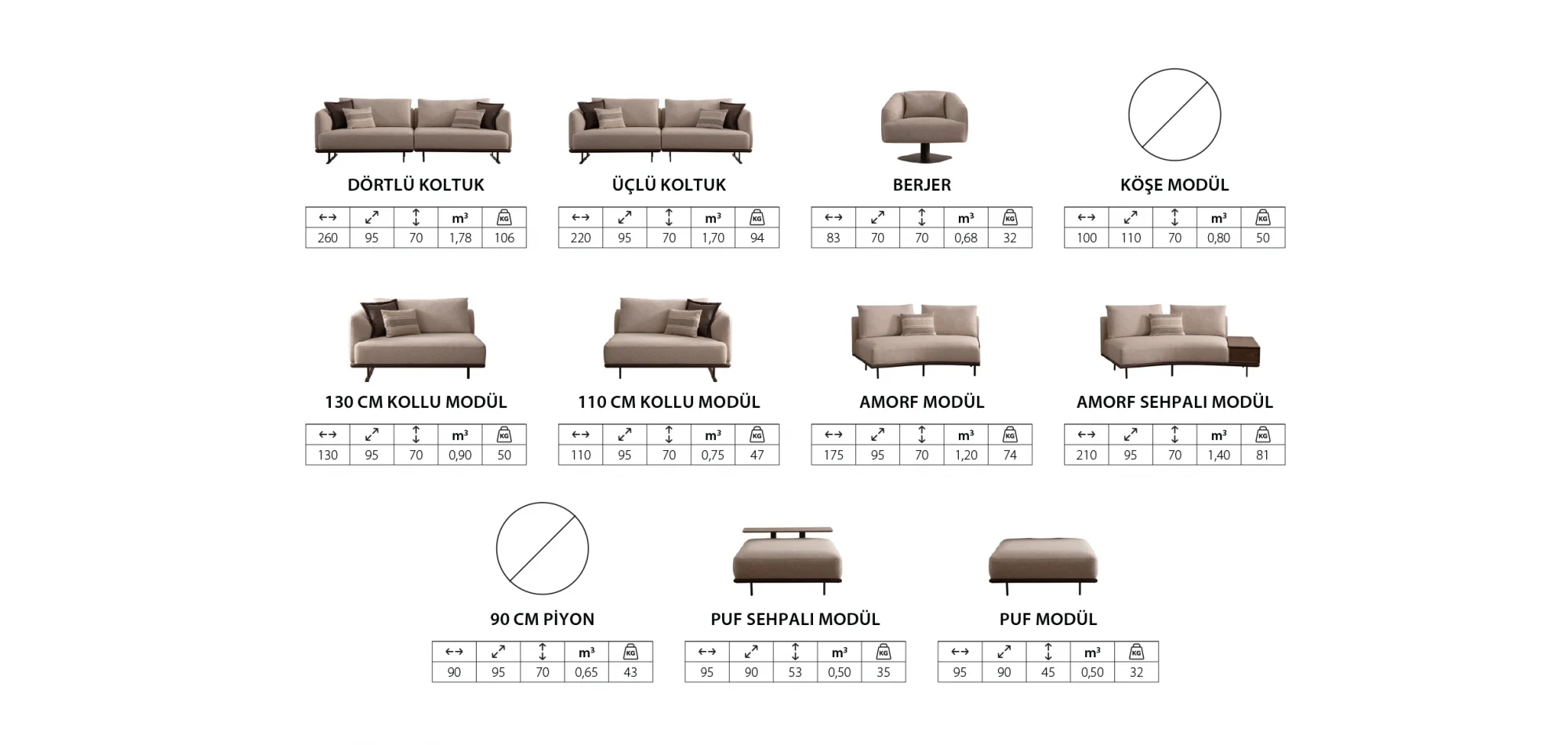 Luxeva Koltuk Takımı