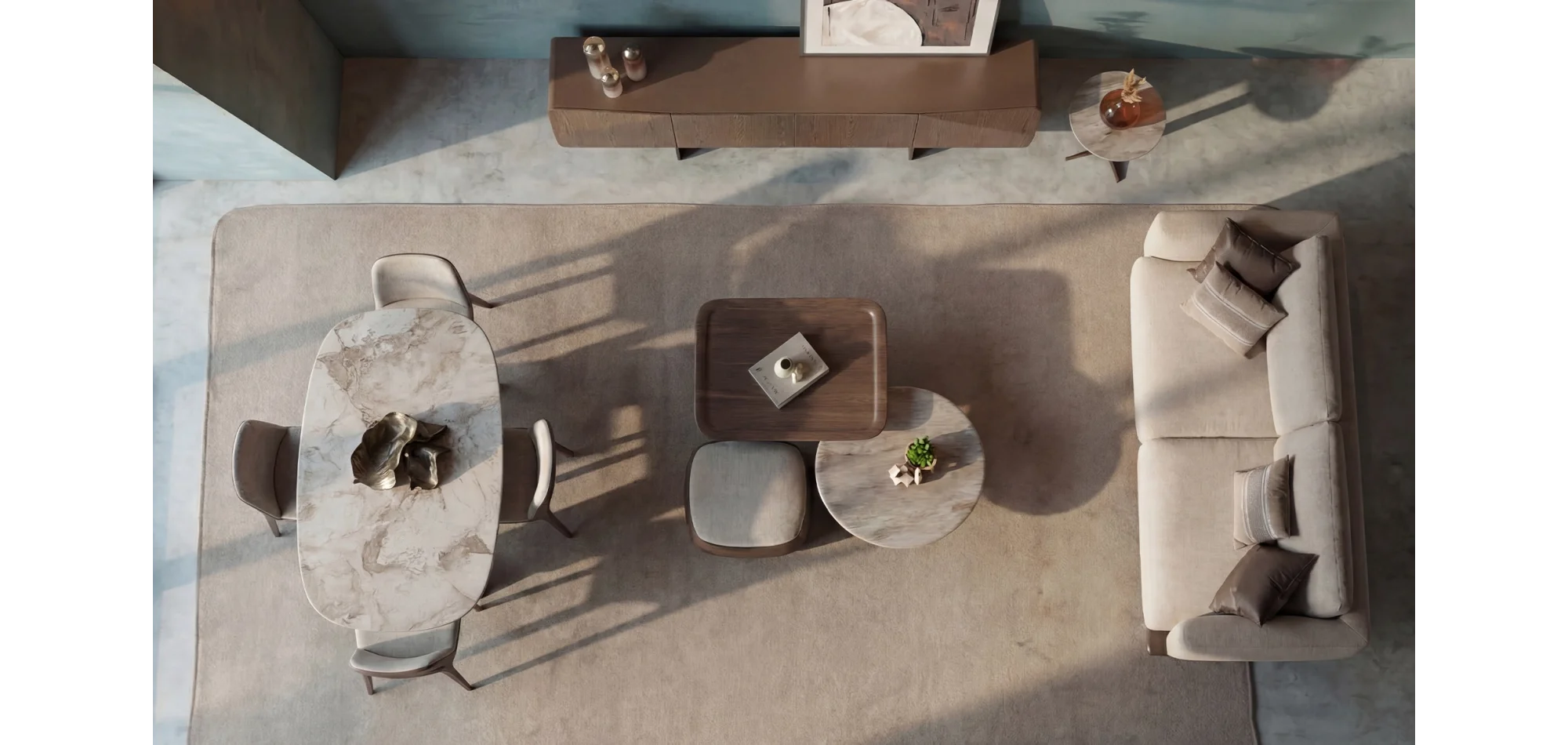 Luxeva Yemek Odası Takımı