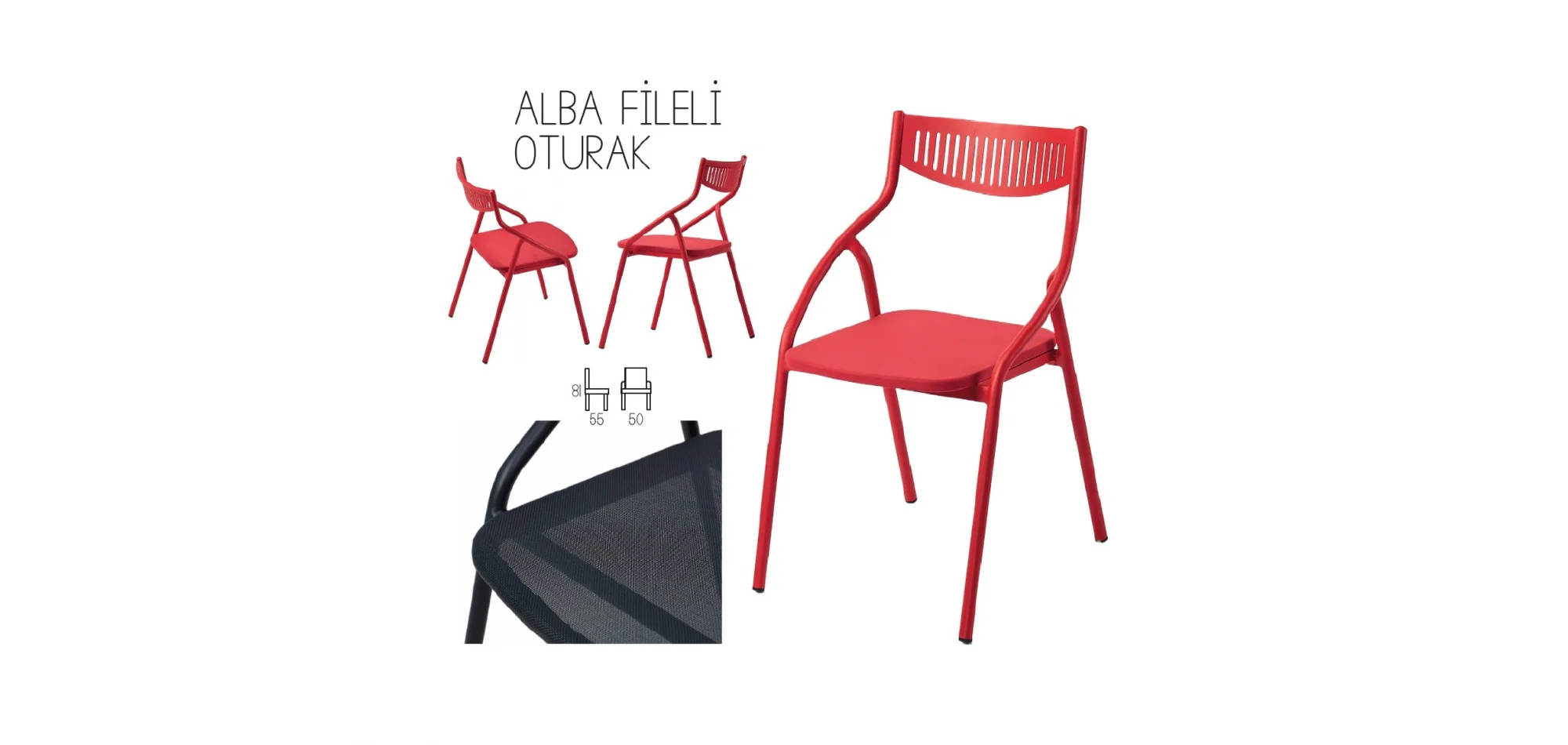 Alba Fileli Sandalye