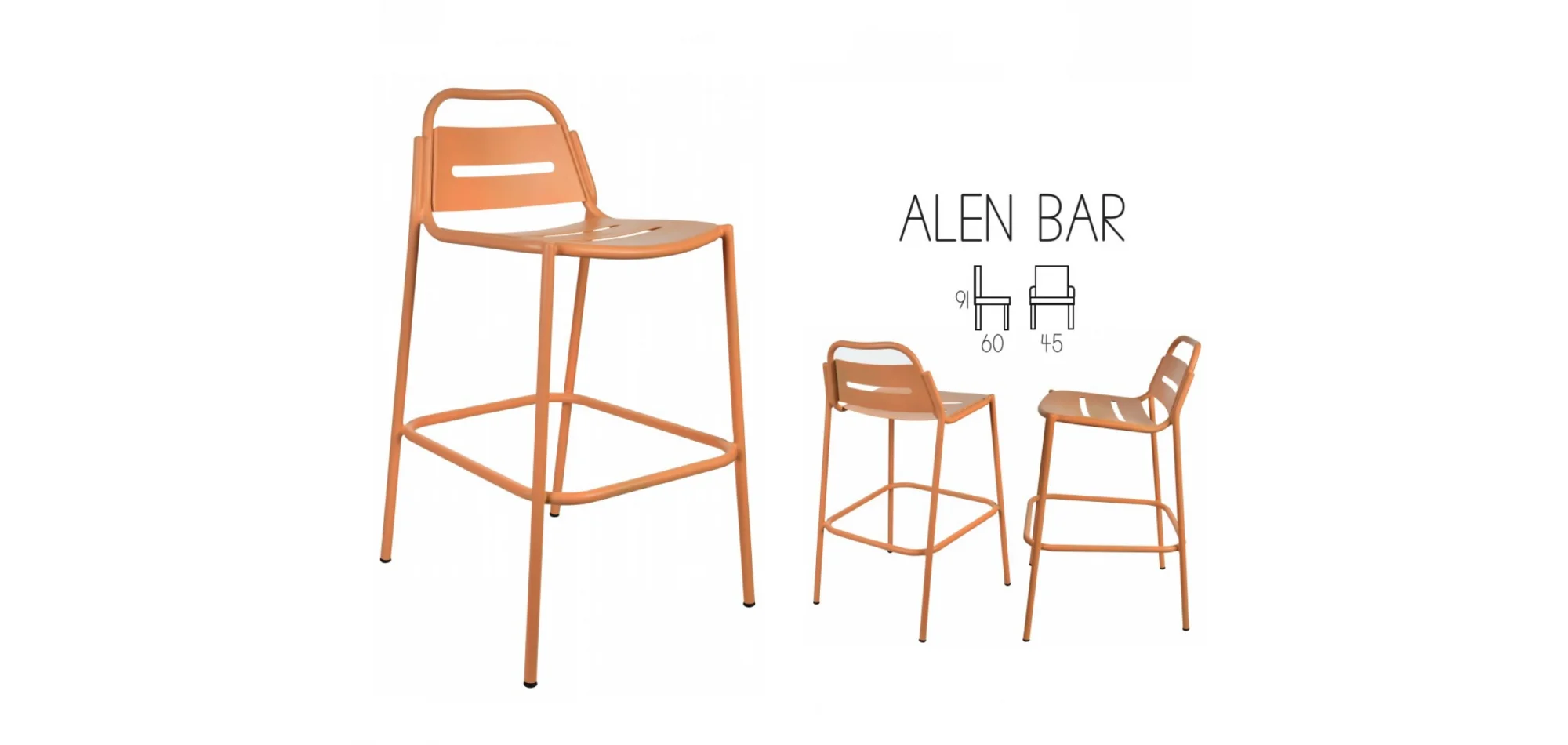 Alen Bar Sandalye