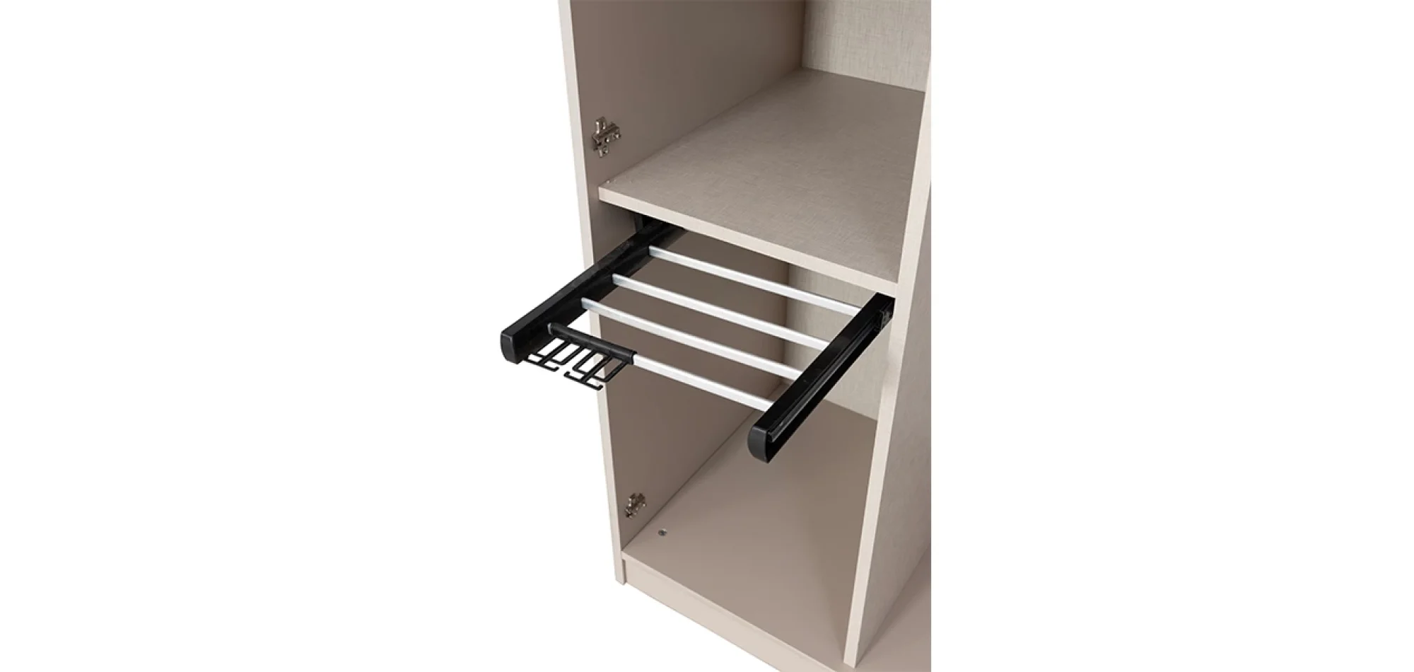 Amity 2 Kapaklı Pantalonluklu Dolap