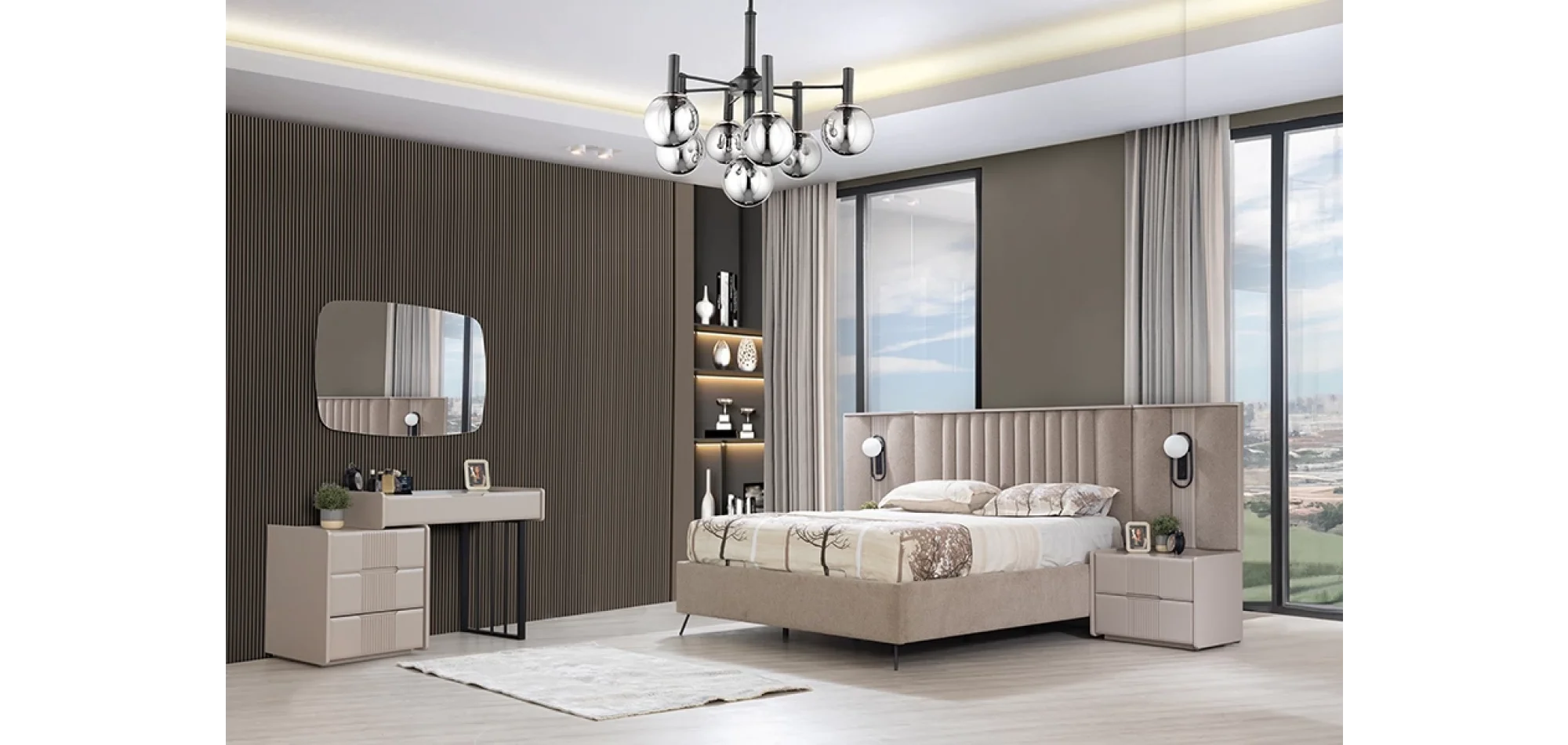 Amity Makyaj Masası ve Ayna