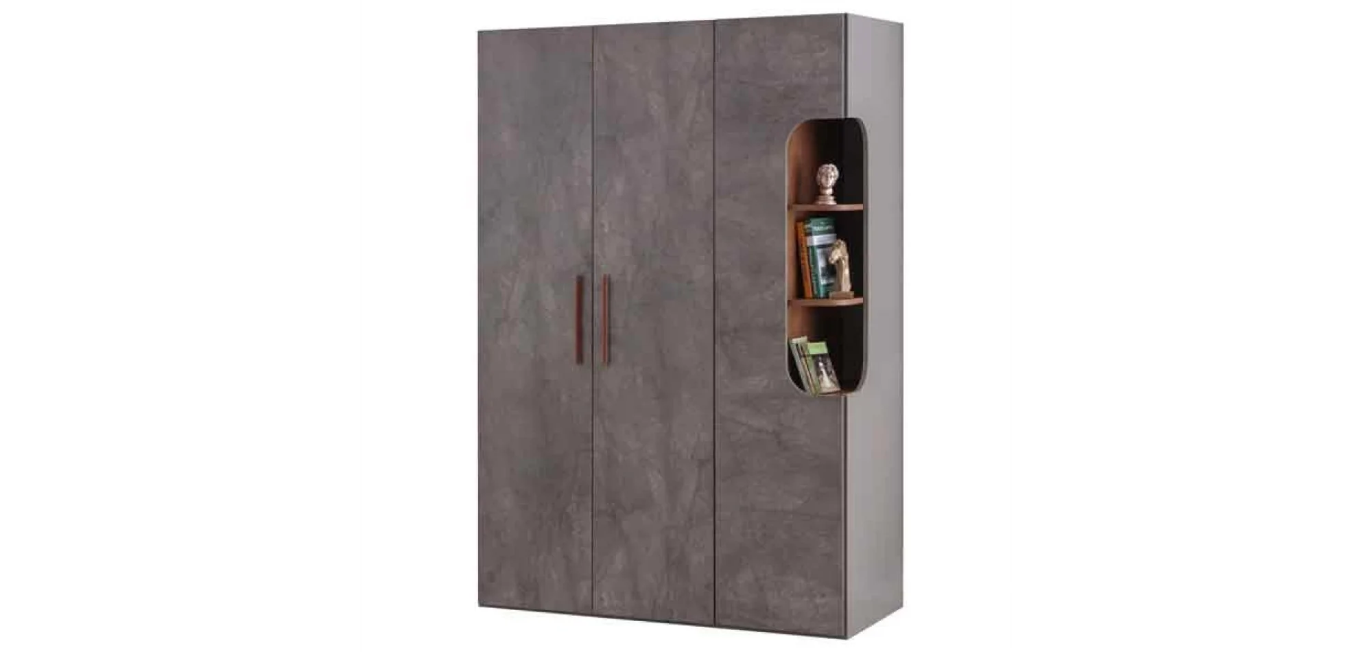 Ares 3 Kapılı Dolap (Seçenek 201-Sağ)