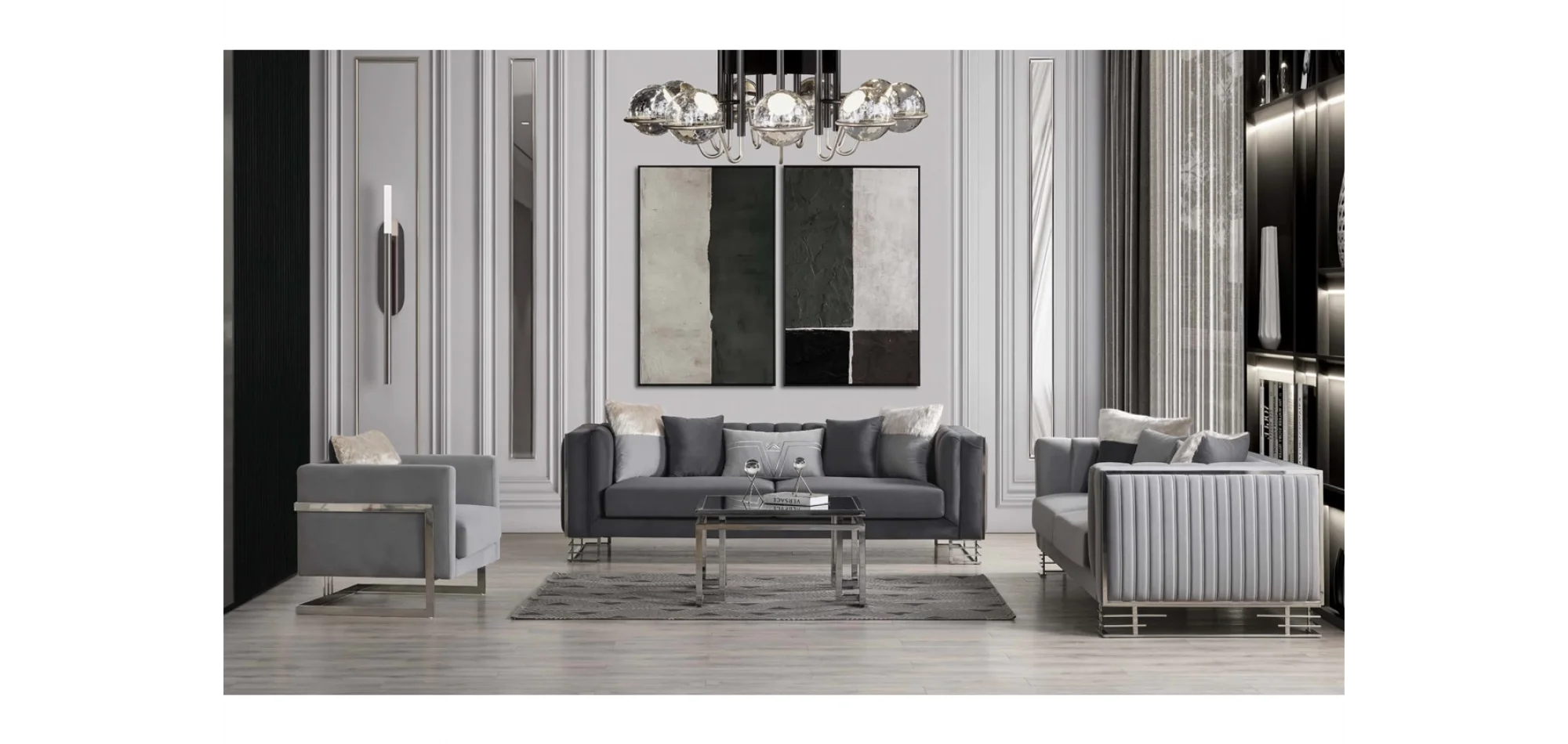 Arven Çizgili Koltuk Takımı