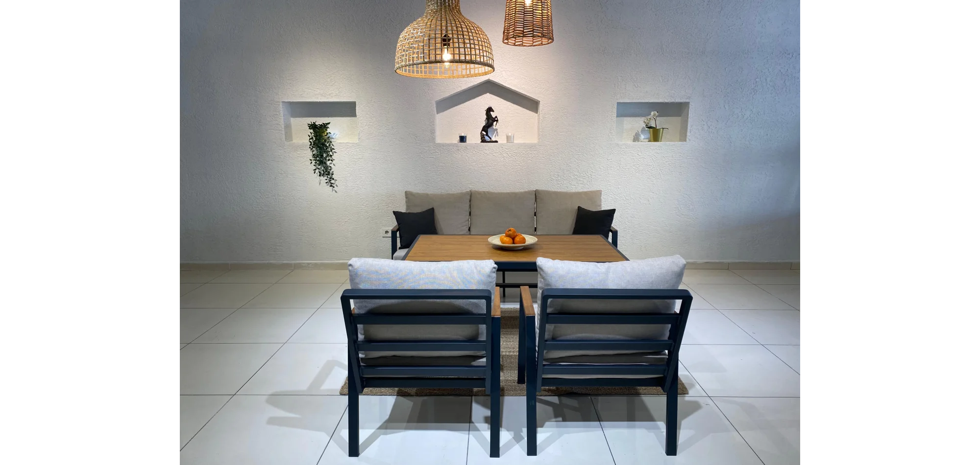 Atina Alüminyum Oturma Grubu