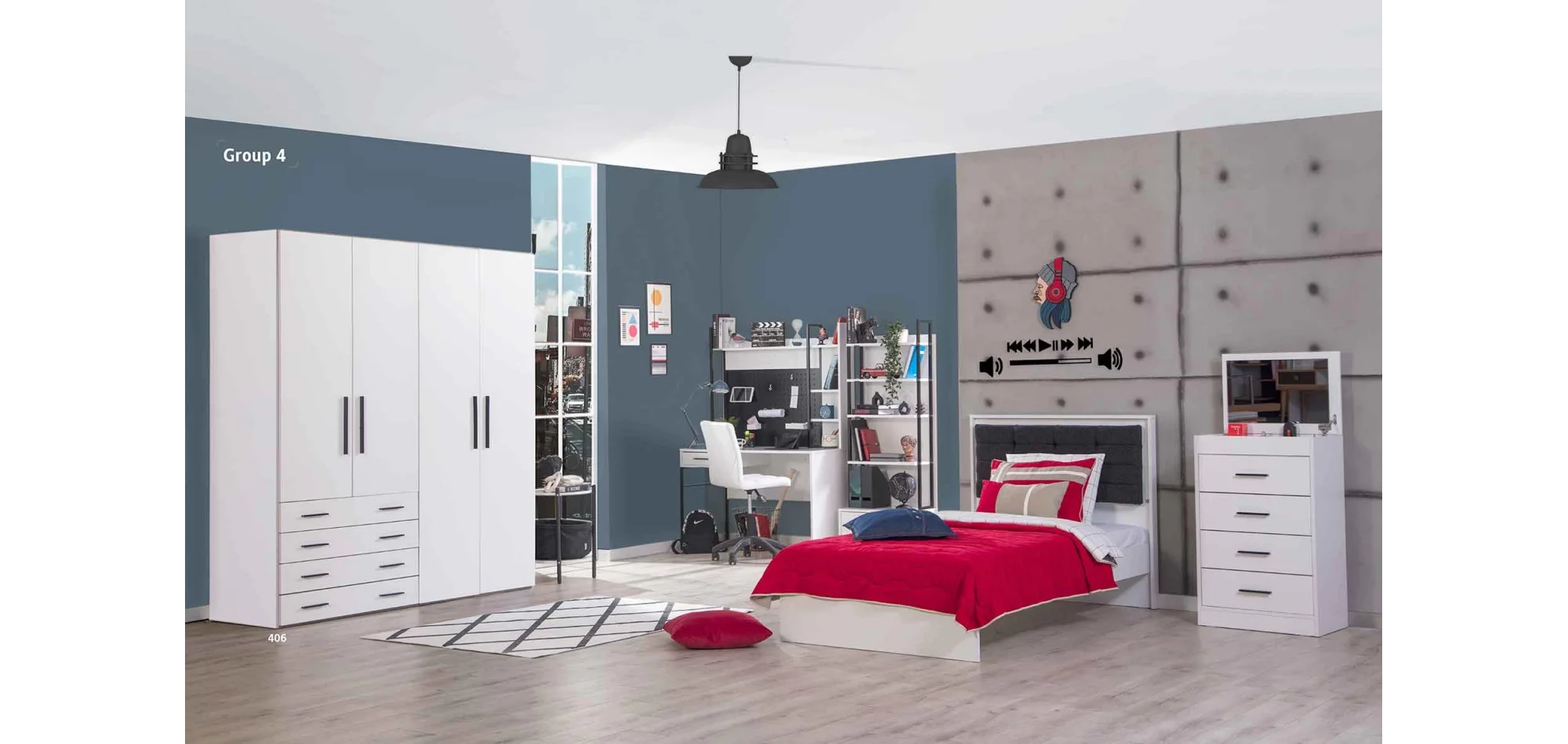 Atlas White Genç Odası Takımı