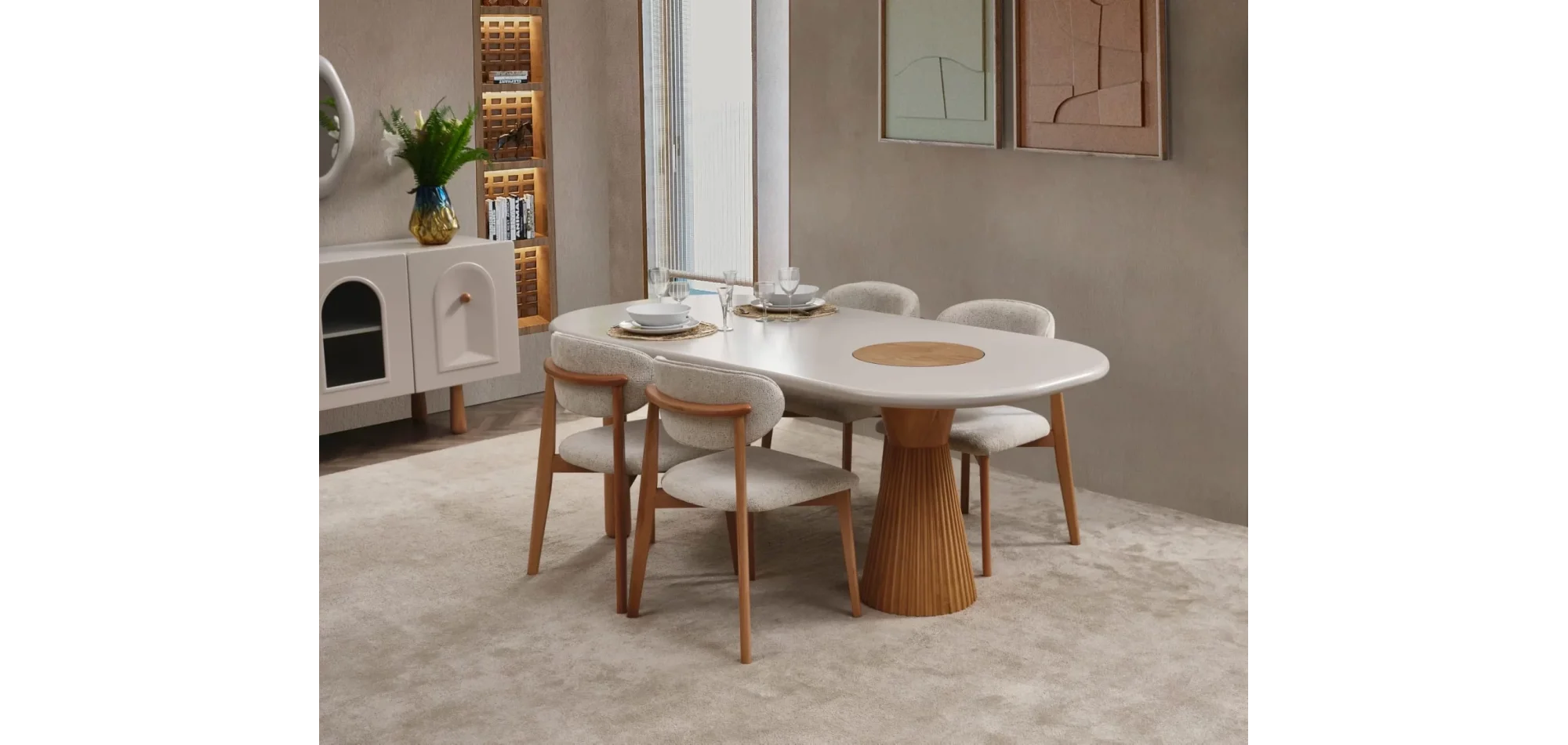 Bohem Düğün Paketi 3lü Set