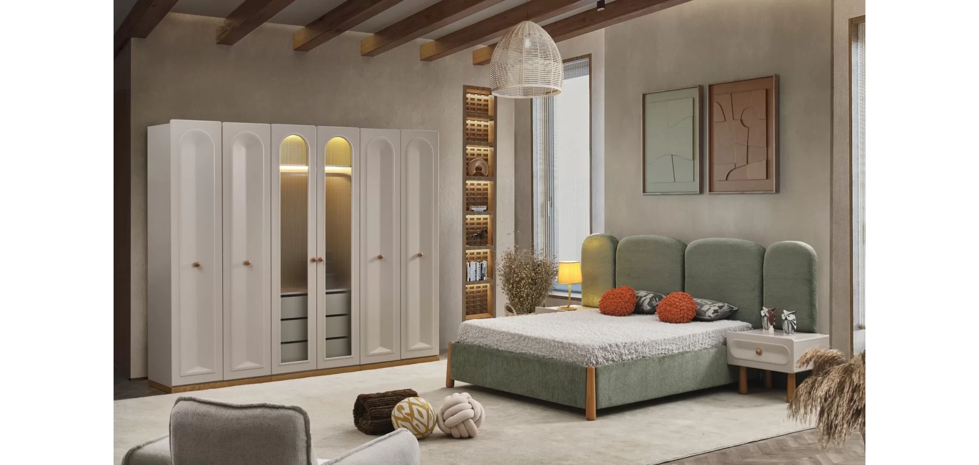 Bohem Düğün Paketi 3lü Set