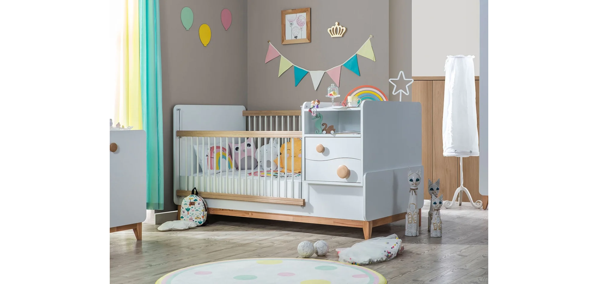 Bonita Büyüyen Bebe Karyolası 80 x 180