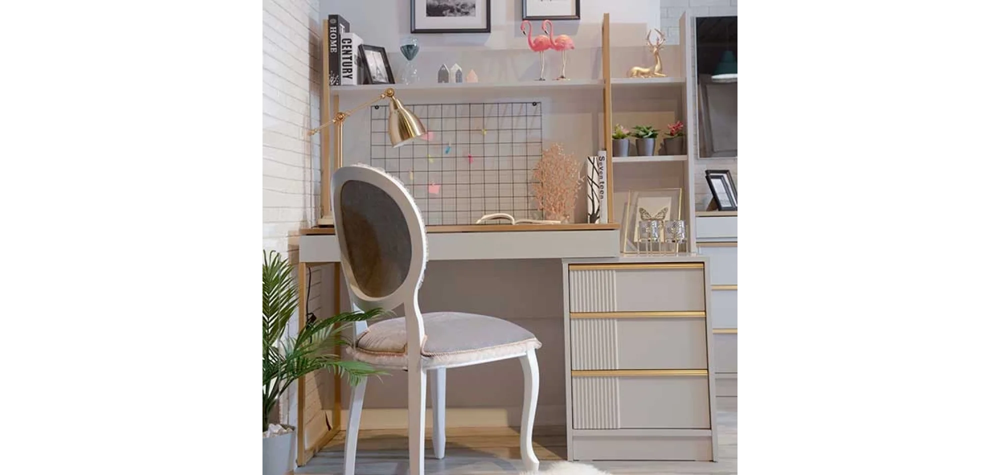 Elegant Çalışma Masası ve Ünite