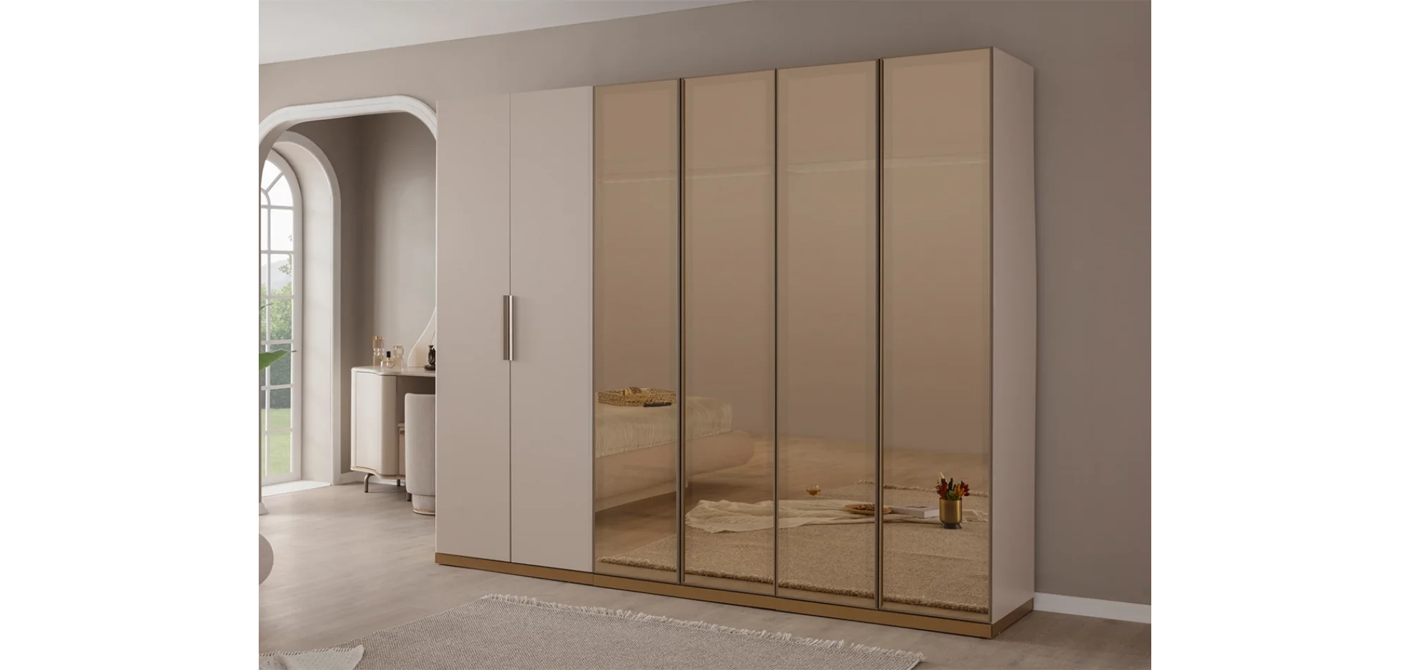 Floransa 6 Kapılı Dolap