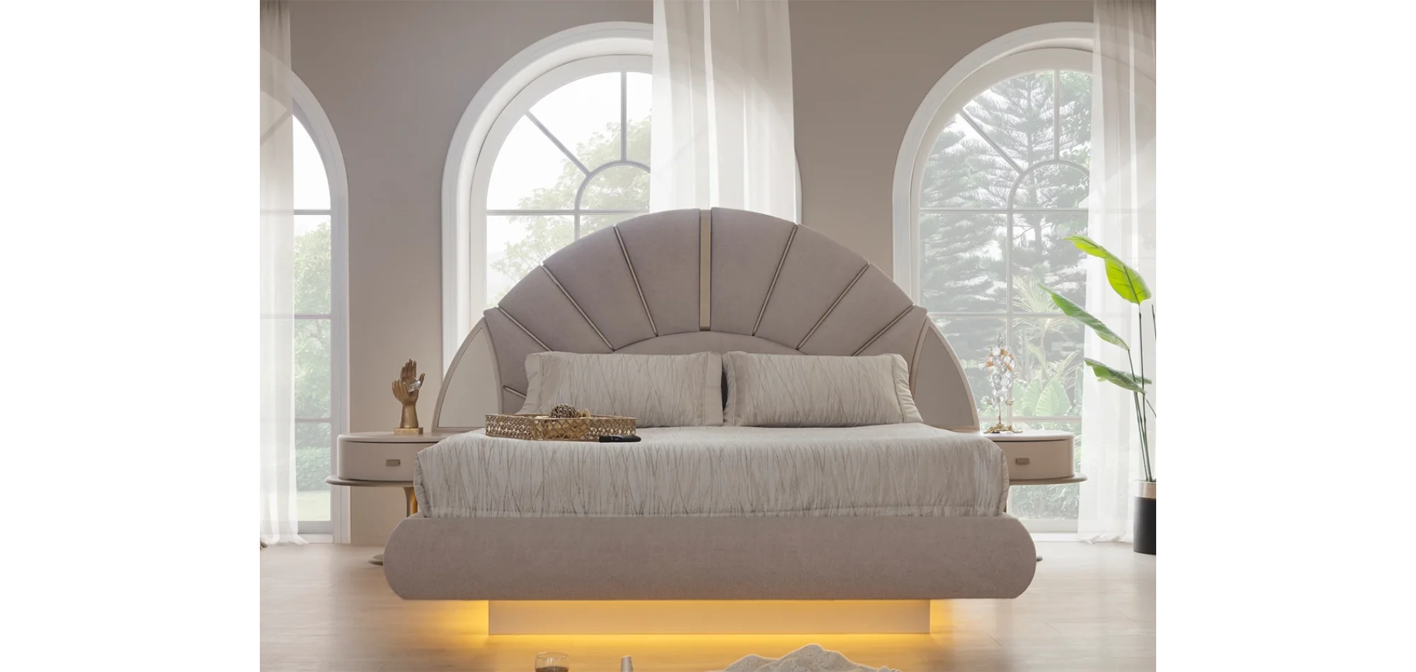 Floransa Karyola 160x200 (Bazalı)