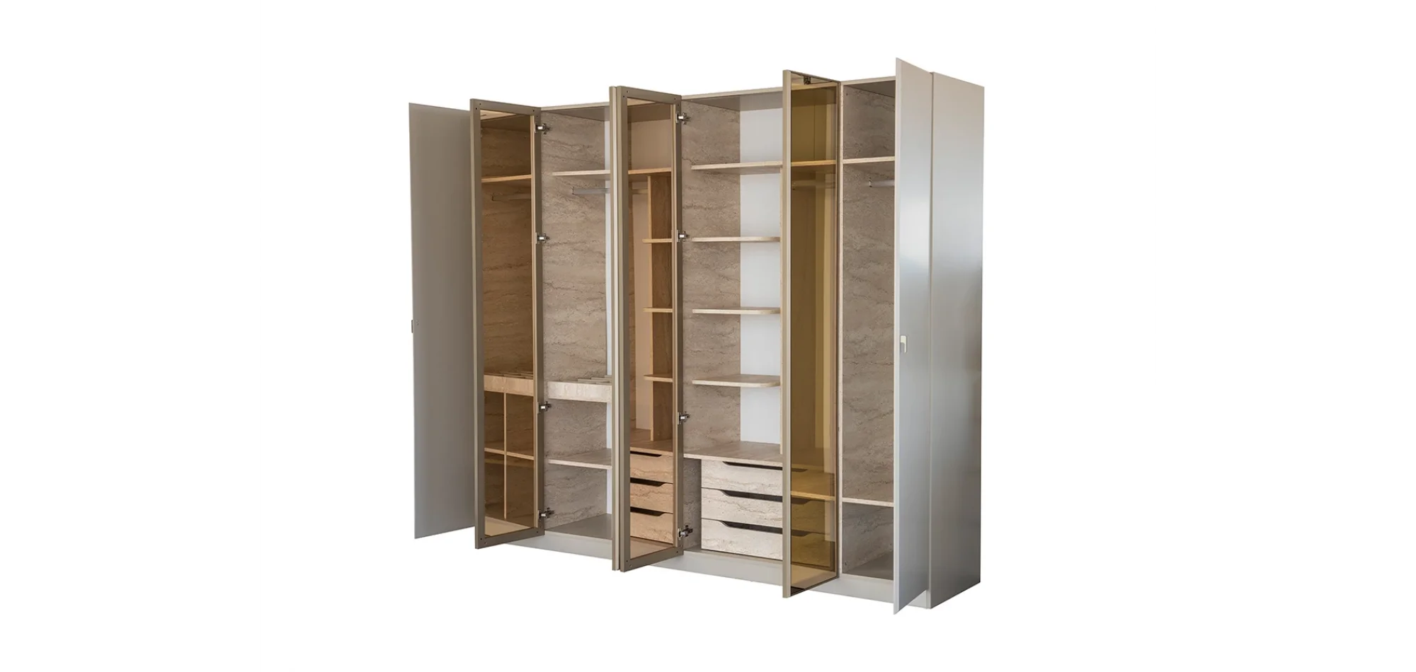 Lavanta Dolap 6 Kapılı