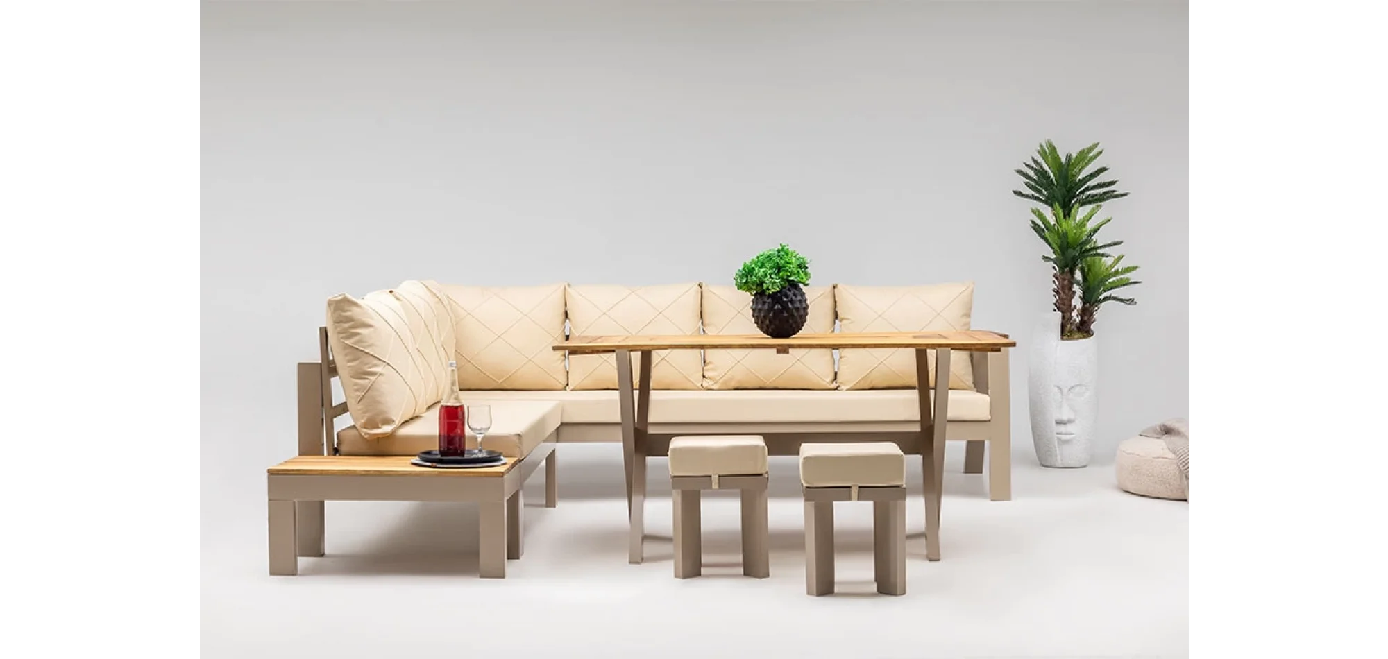 LOTUS KÖŞE TAKIMI ALÜMİNYUM