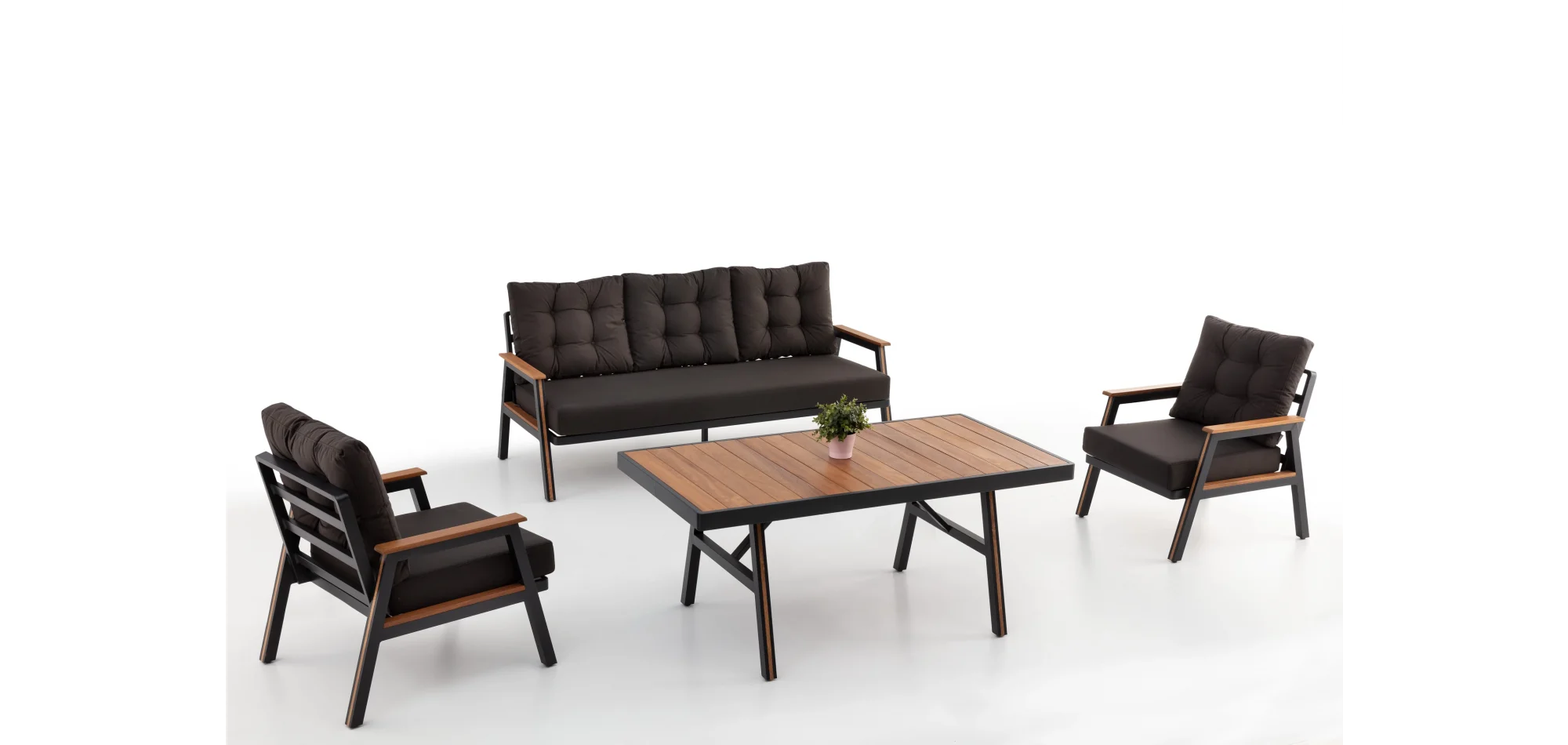 Paris Alüminyum Oturma Grubu