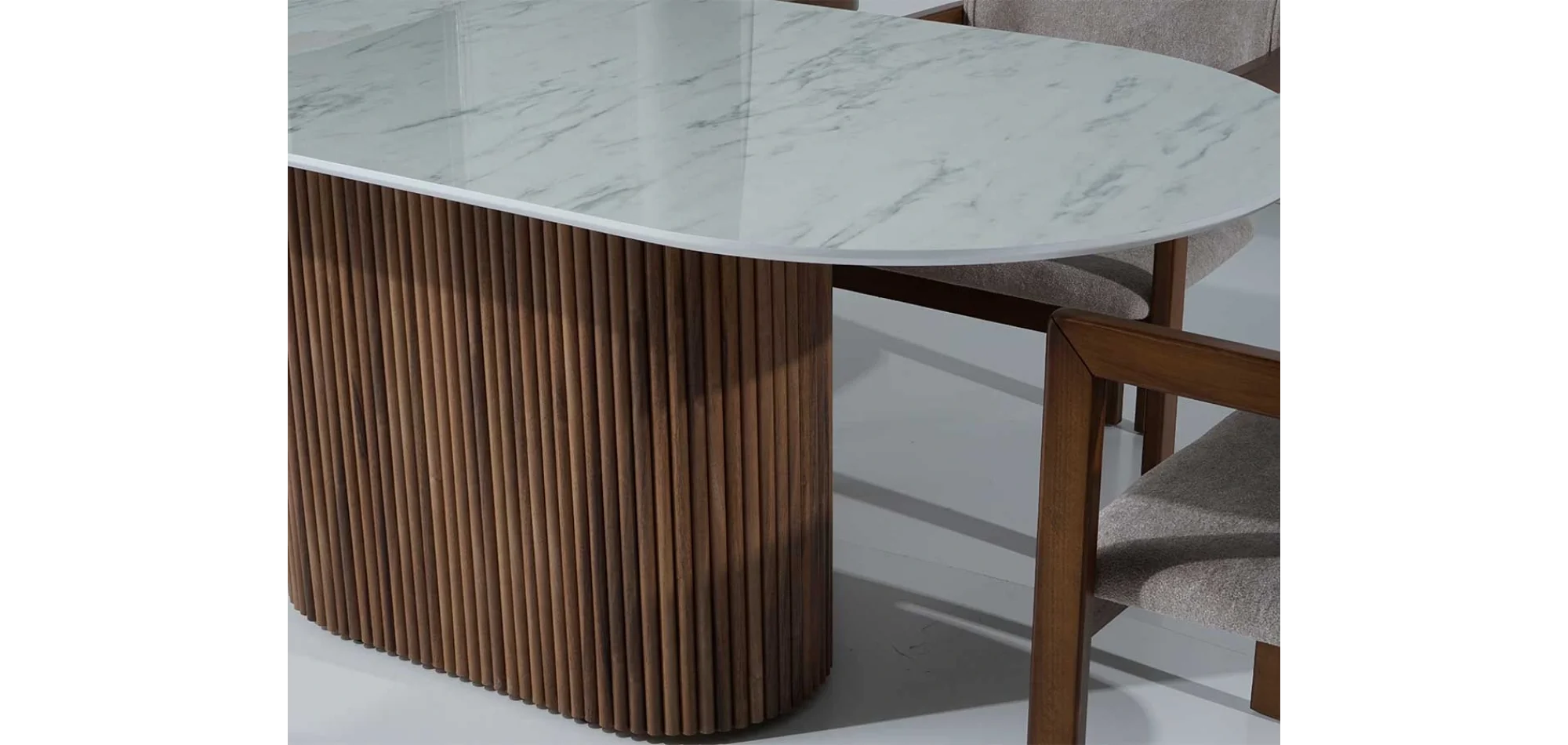 Marina Mermer Baskılı Masa