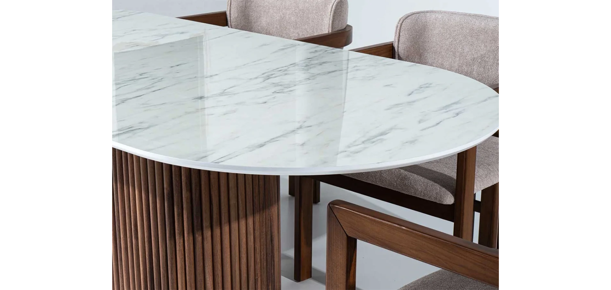 Marina Mermer Baskılı Masa