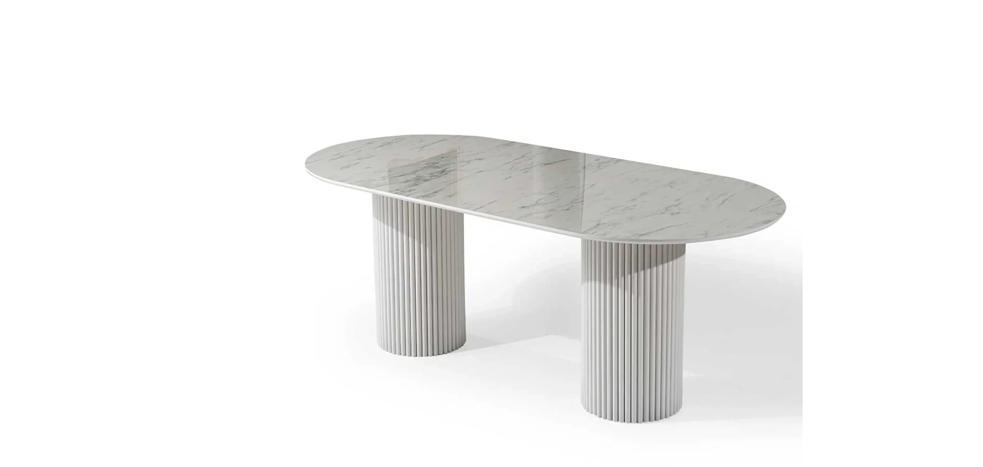 Marmo Mermer Baskılı Masa