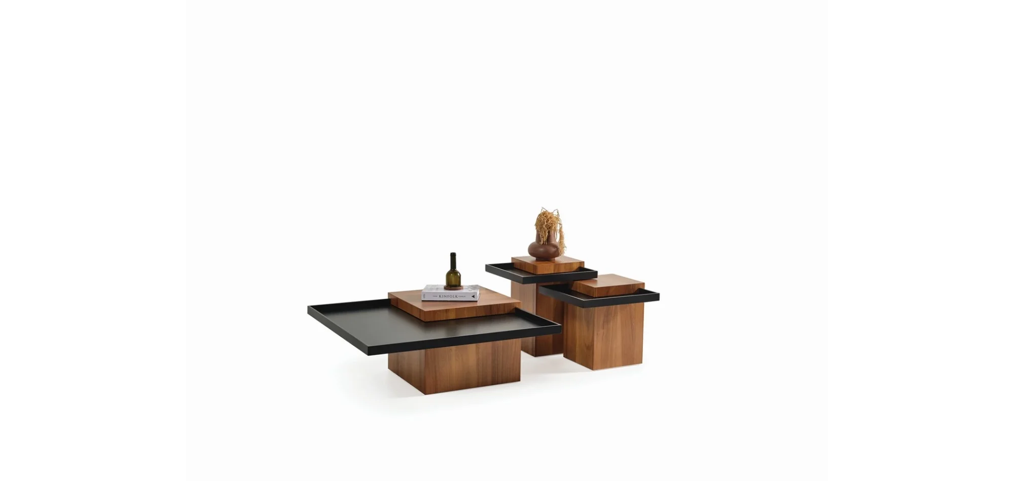 MC-113 Orta Sehpa (Oak Black Set)
