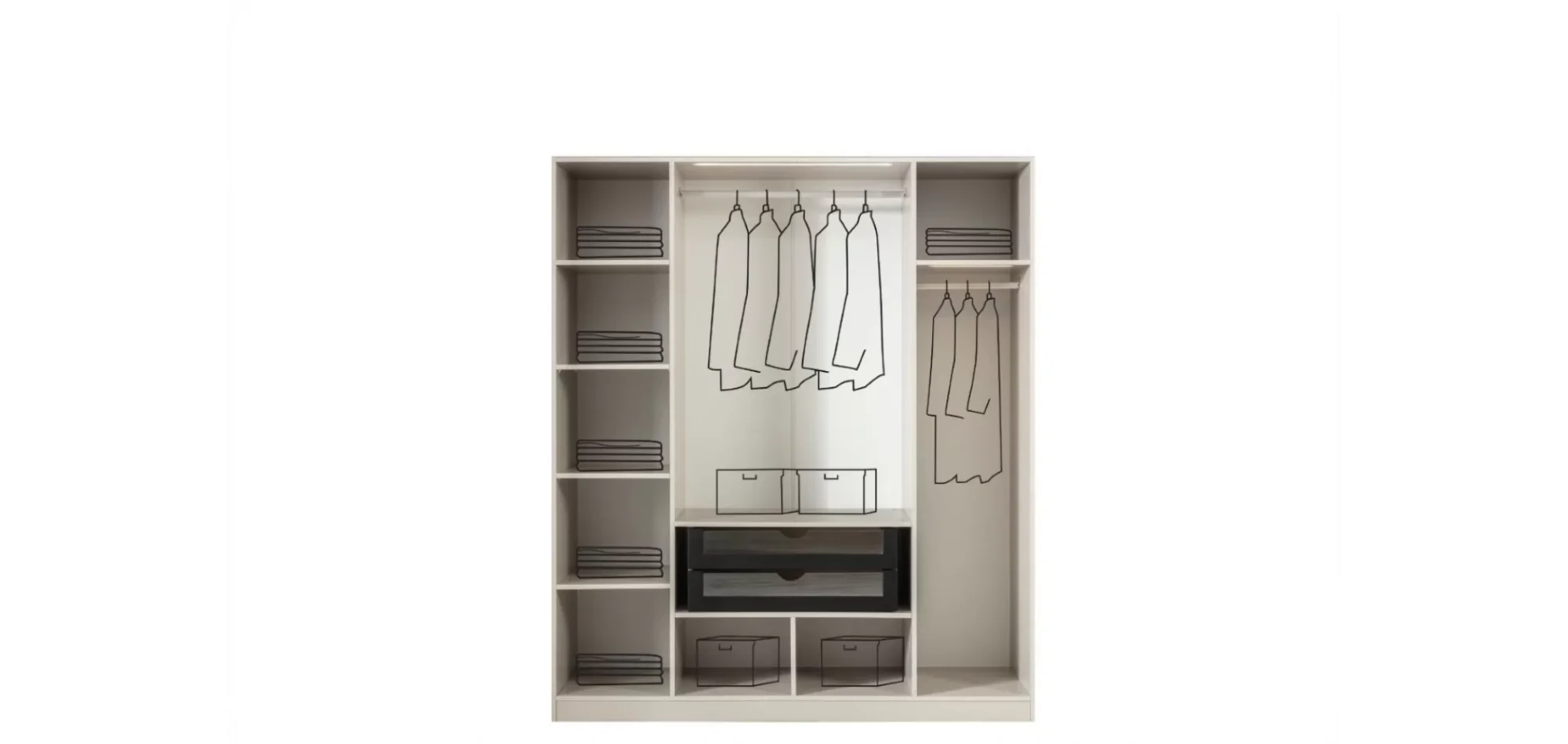 Metis 4 Kapaklı Dolap