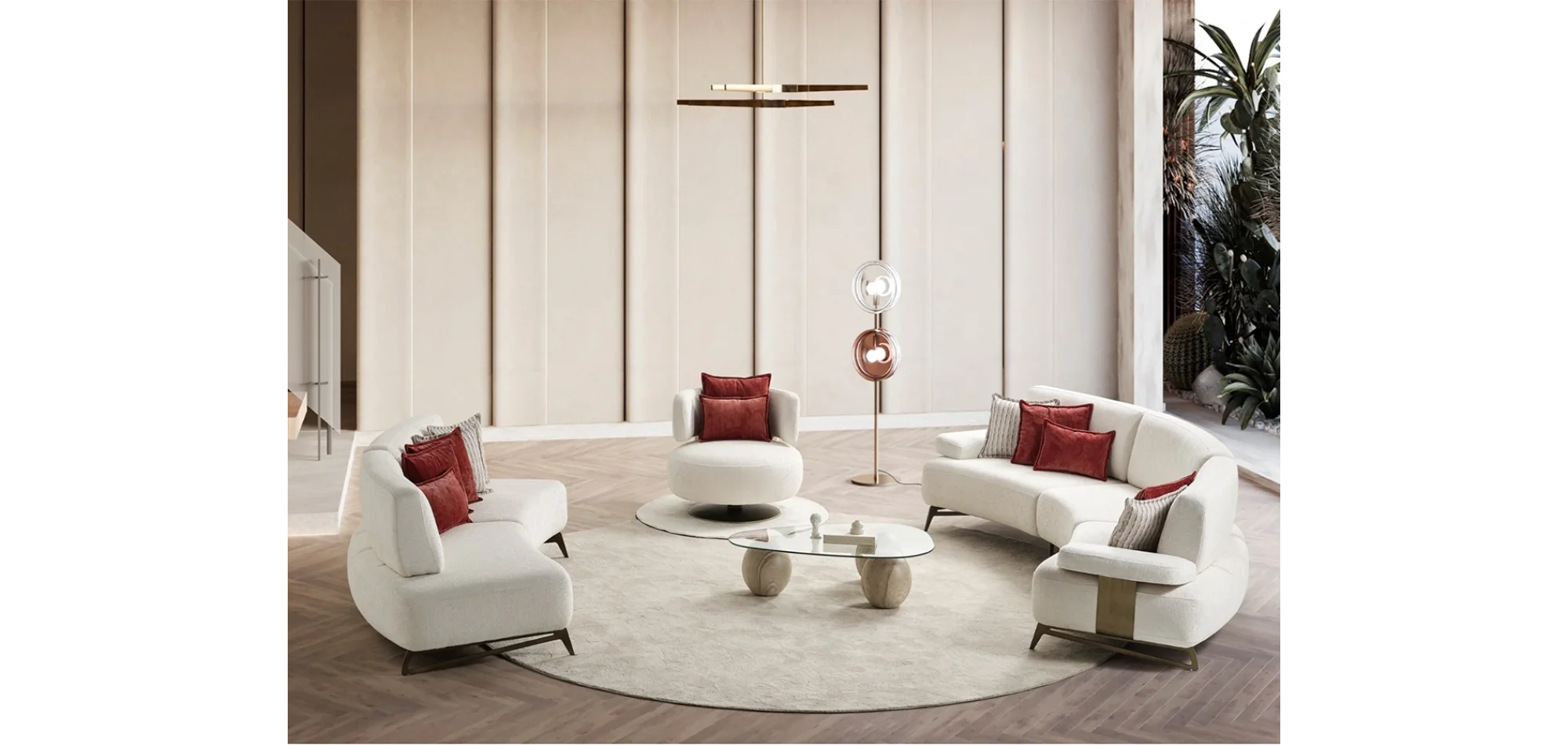 Milano Beşli Koltuk