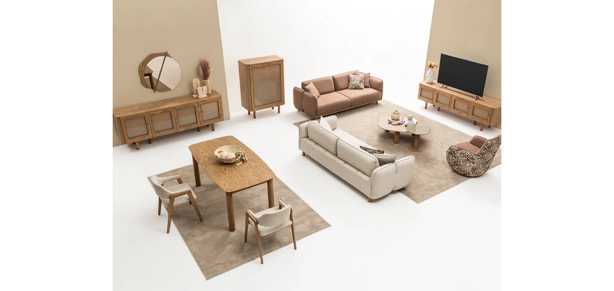 Mocha Yemek Odası Takımı