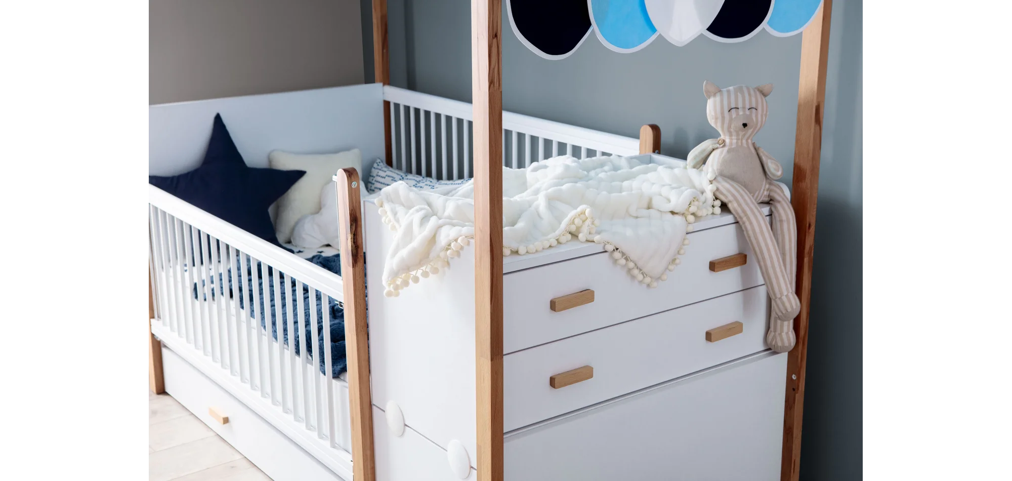 My House Mavi Bebek Odası Takımı