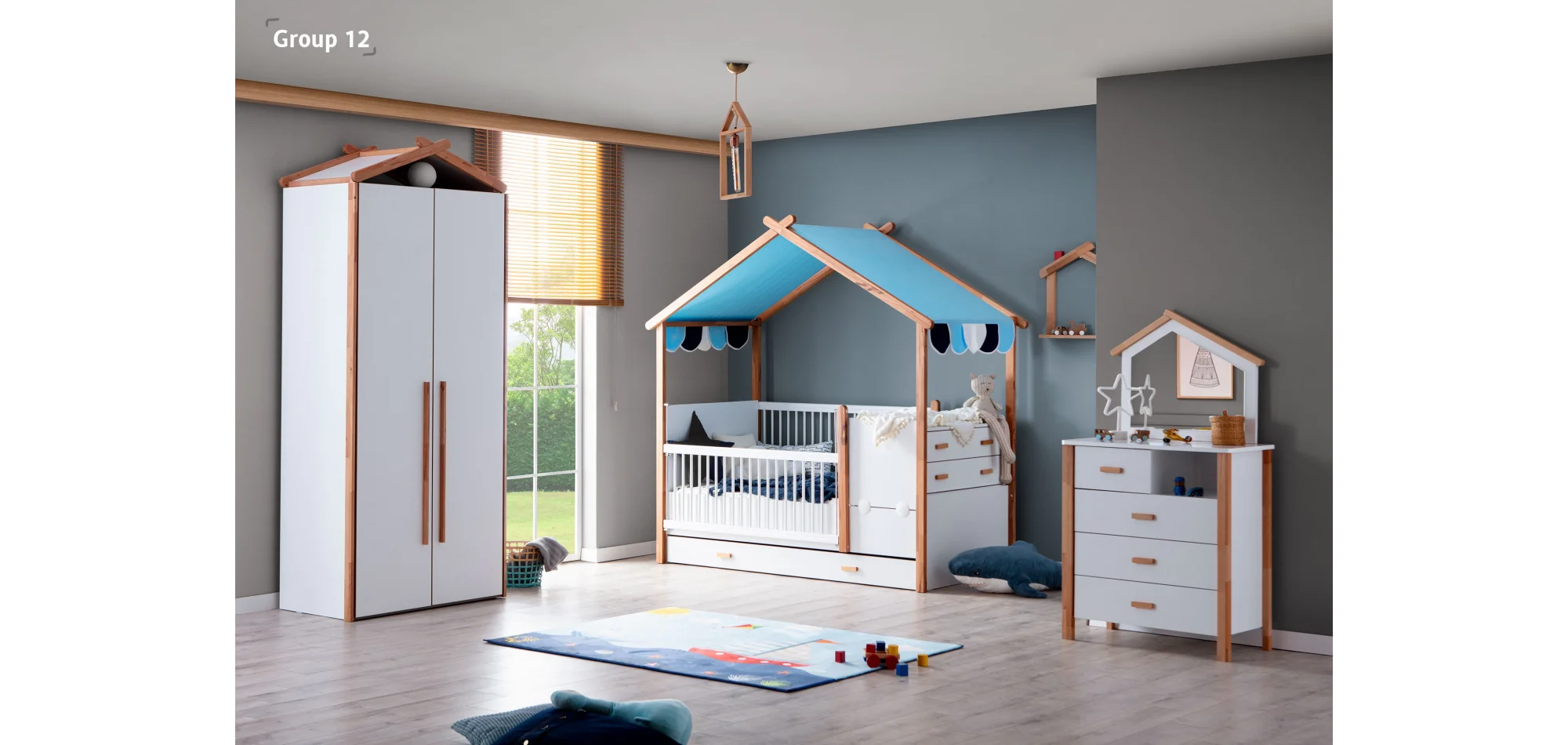 My House Mavi Bebek Odası Takımı