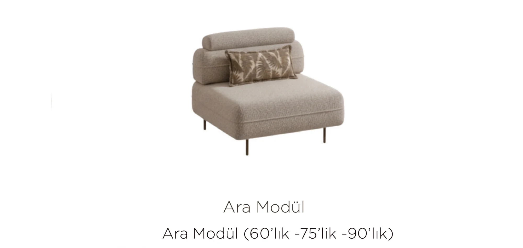 Norenzo Köşe Ara Modül 75 cm