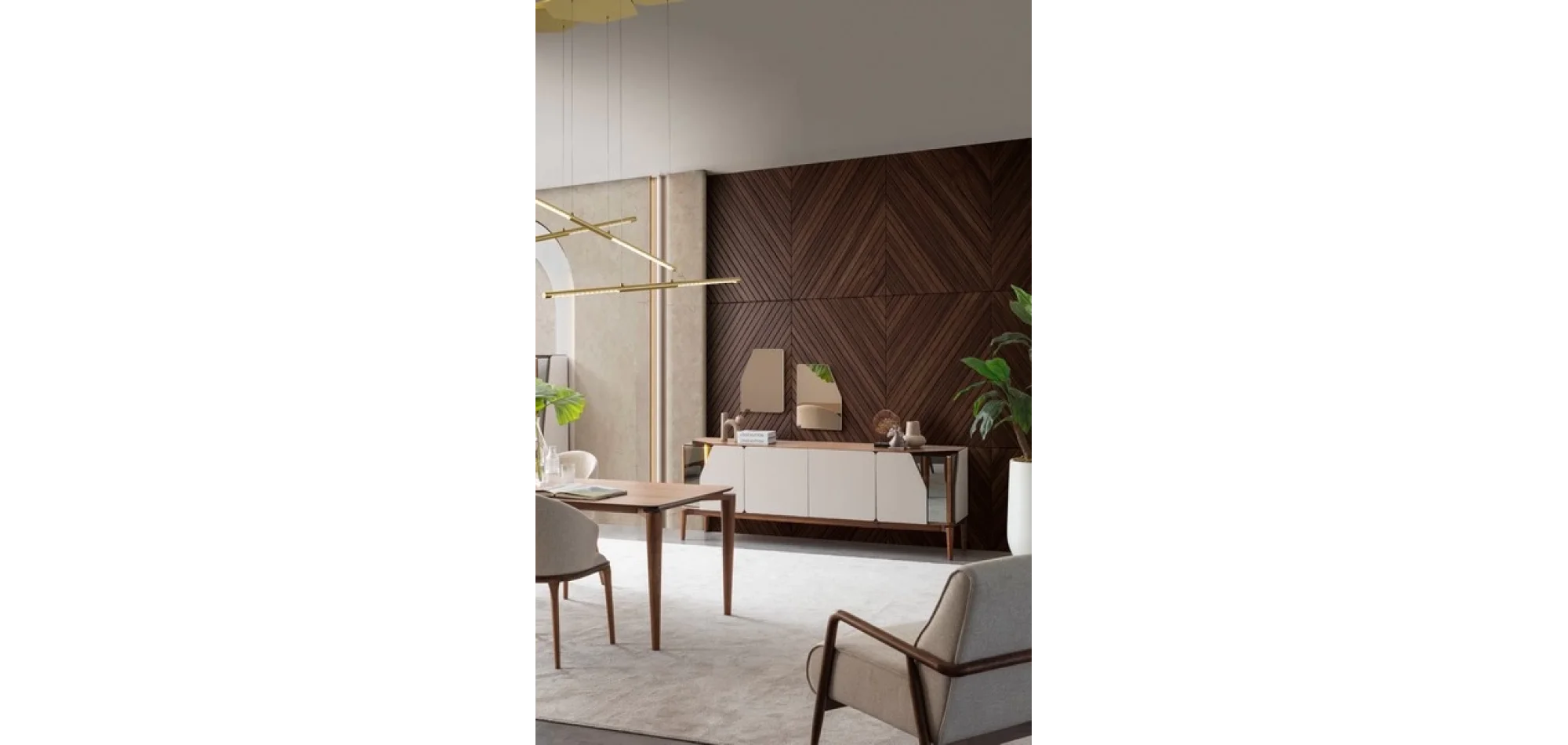 Opulent Konsol Aynası