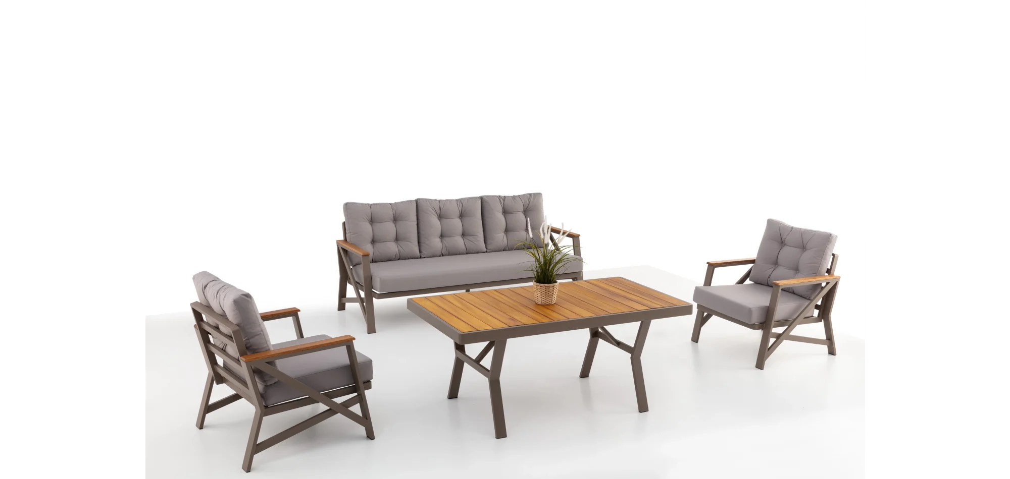 Paris Alüminyum Oturma Grubu