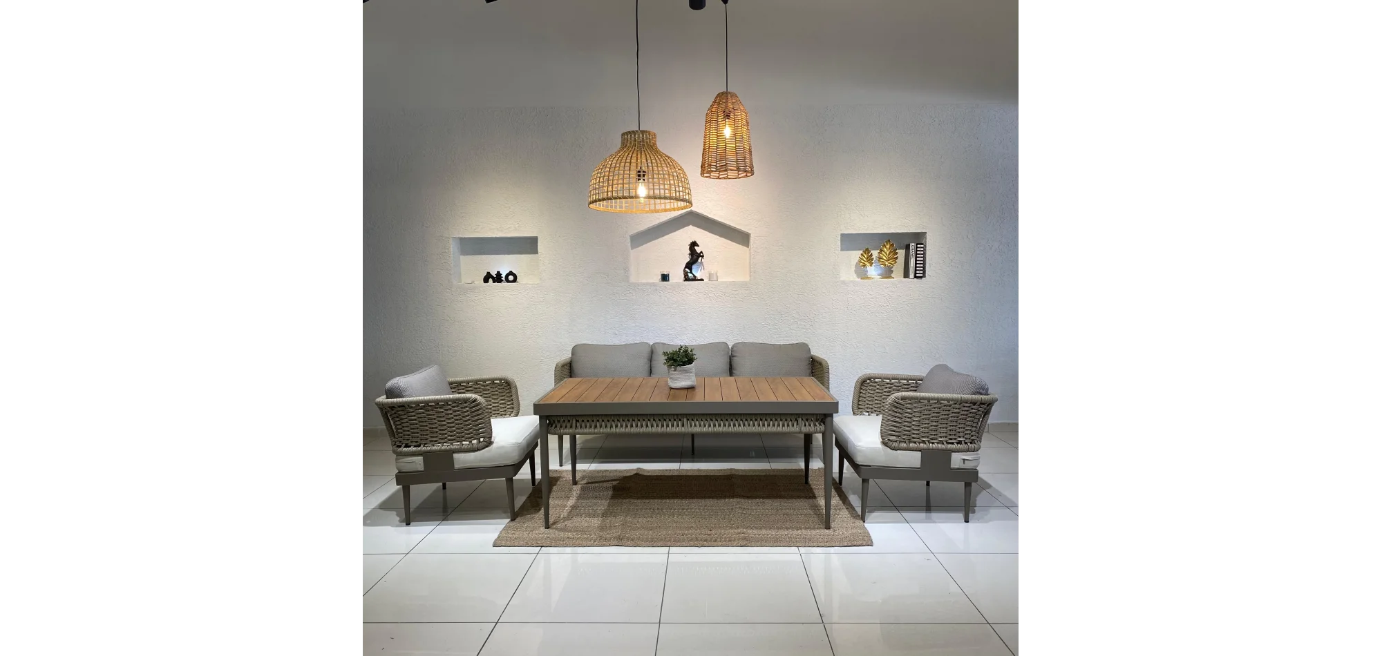 Pekin Alüminyum Oturma Grubu